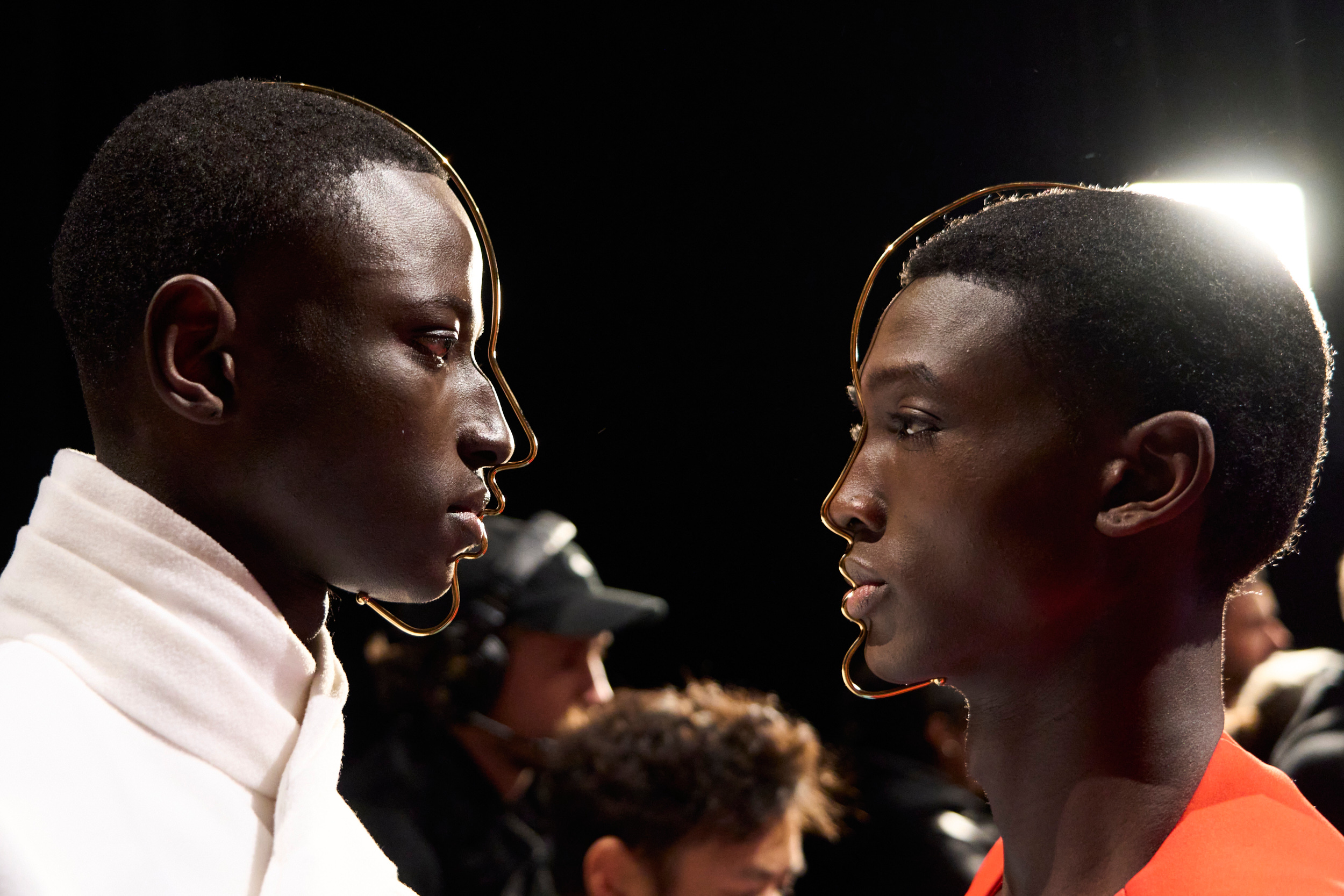 Balmain Fall 2024 Men’s Fashion Show Backstage