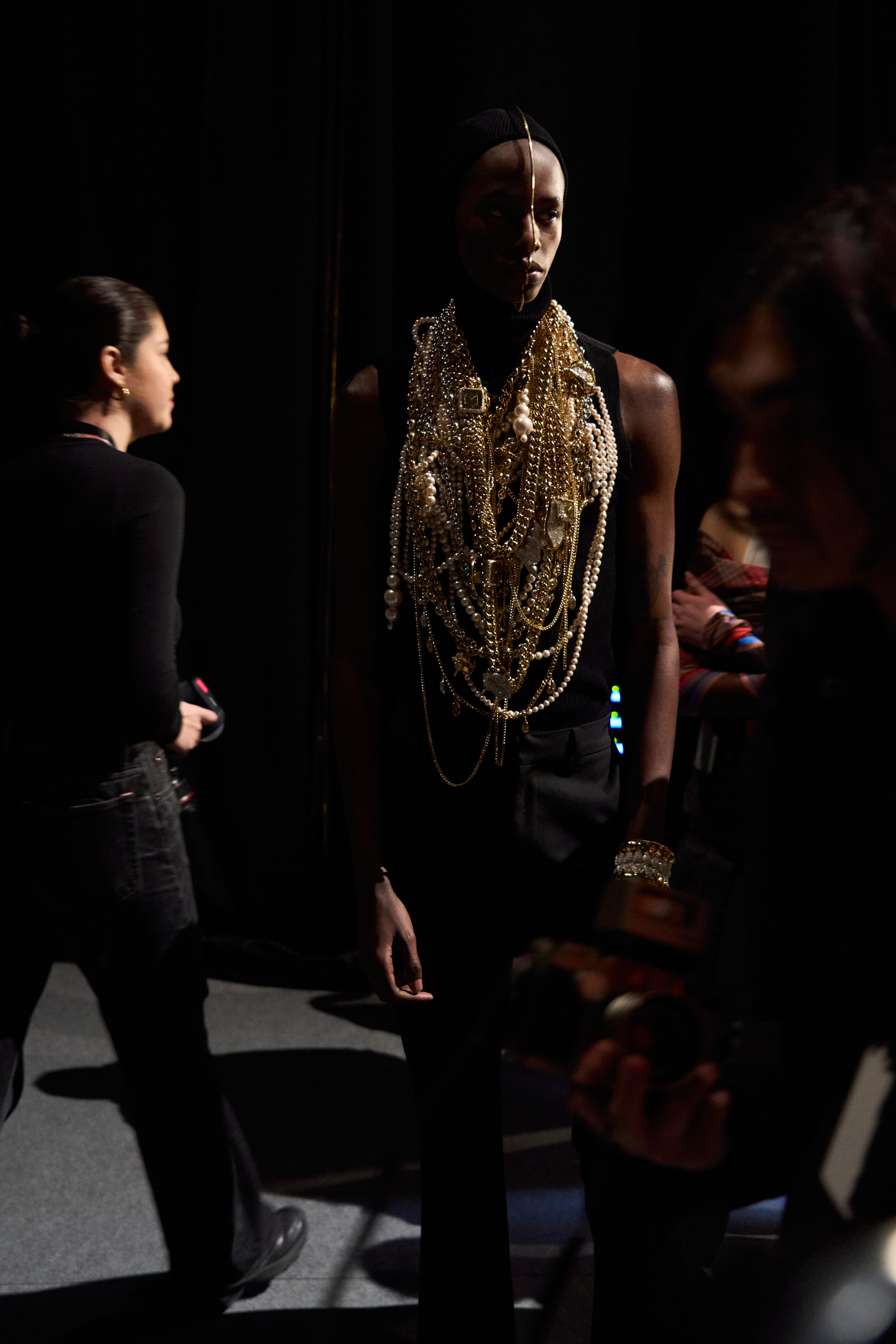 Balmain Fall 2024 Men’s Fashion Show Backstage