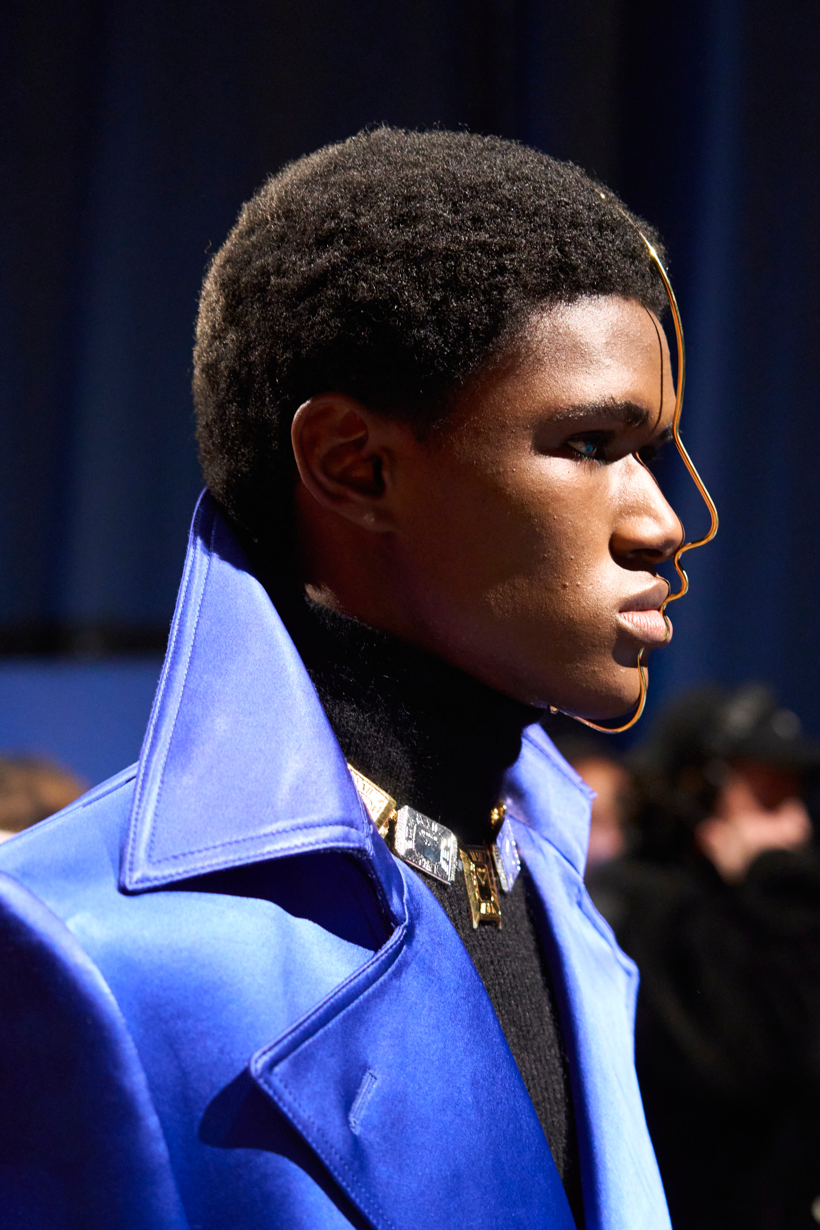 Balmain Fall 2024 Men’s Fashion Show Backstage