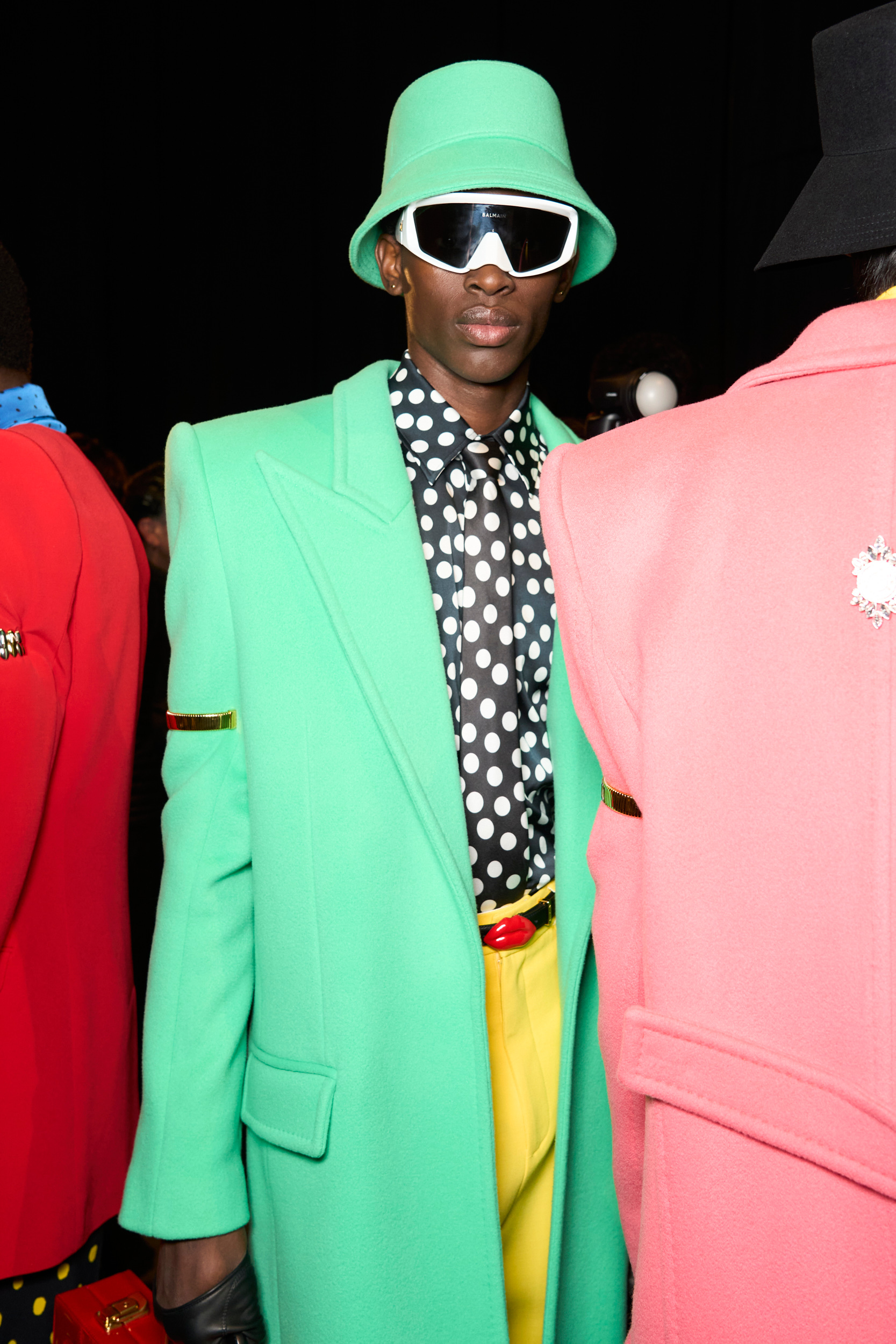 Balmain Fall 2024 Men’s Fashion Show Backstage