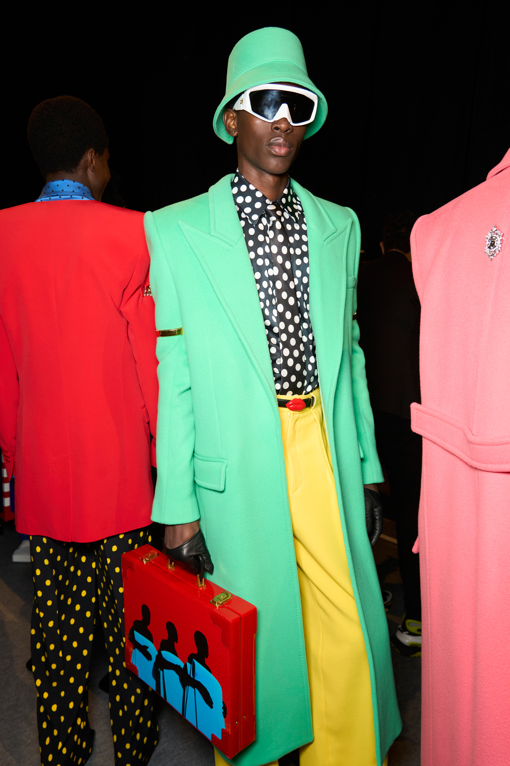 Balmain Fall 2024 Men’s Fashion Show Backstage