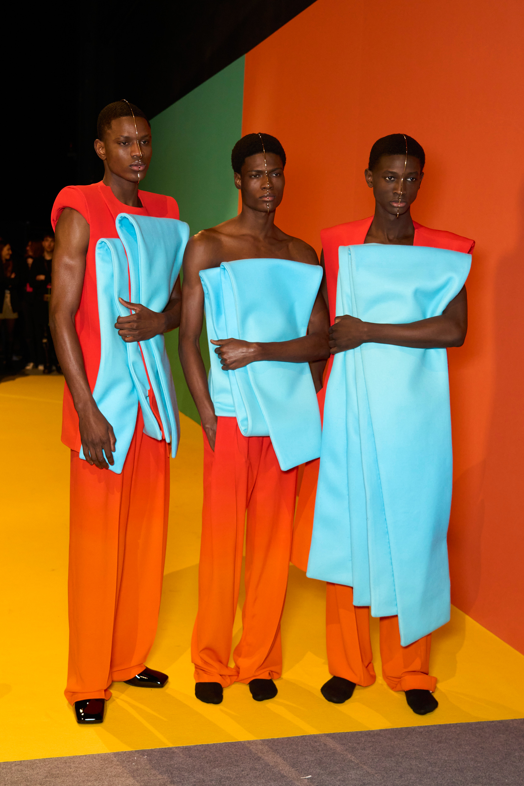 Balmain Fall 2024 Men’s Fashion Show Backstage