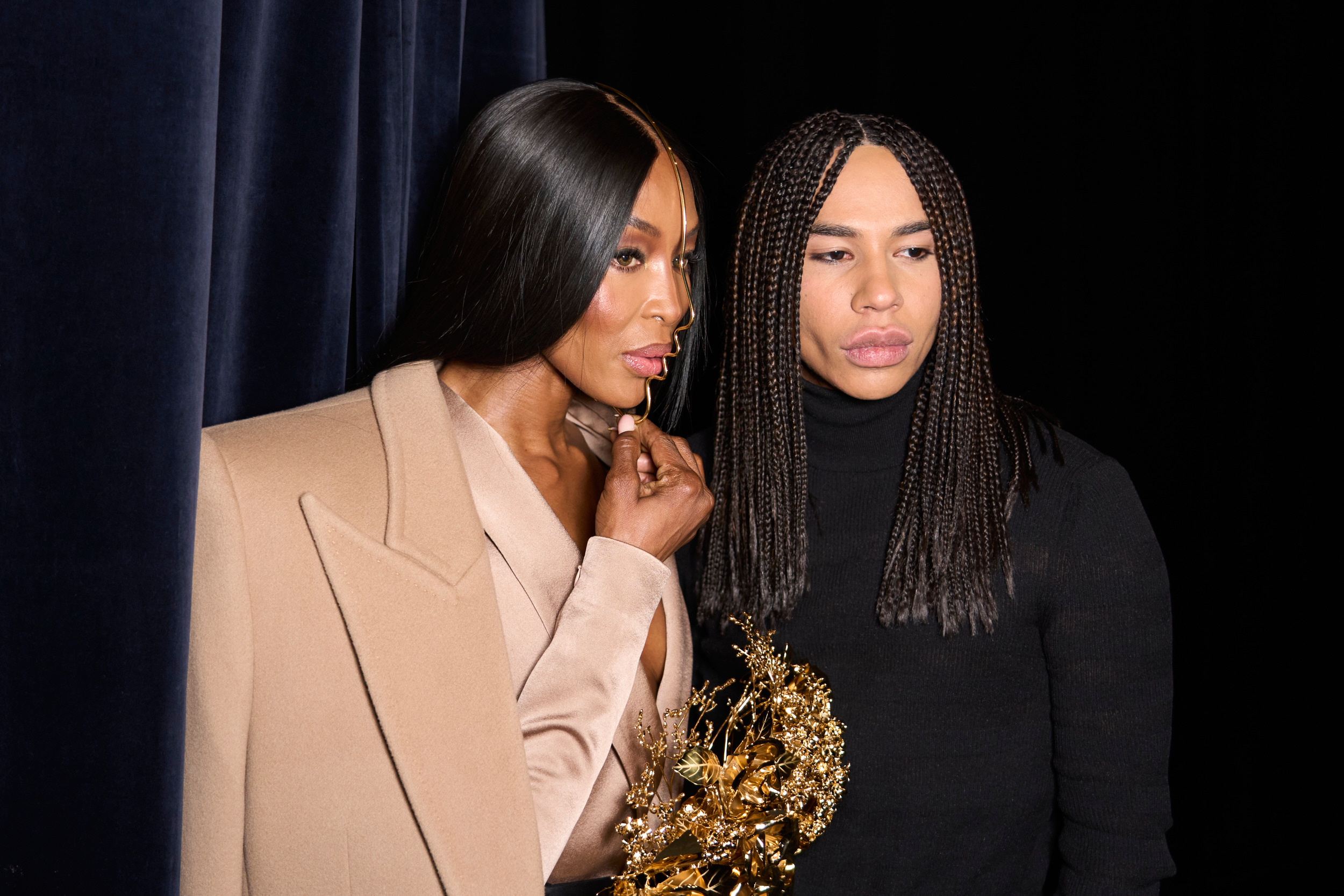 Balmain Fall 2024 Men’s Fashion Show Backstage