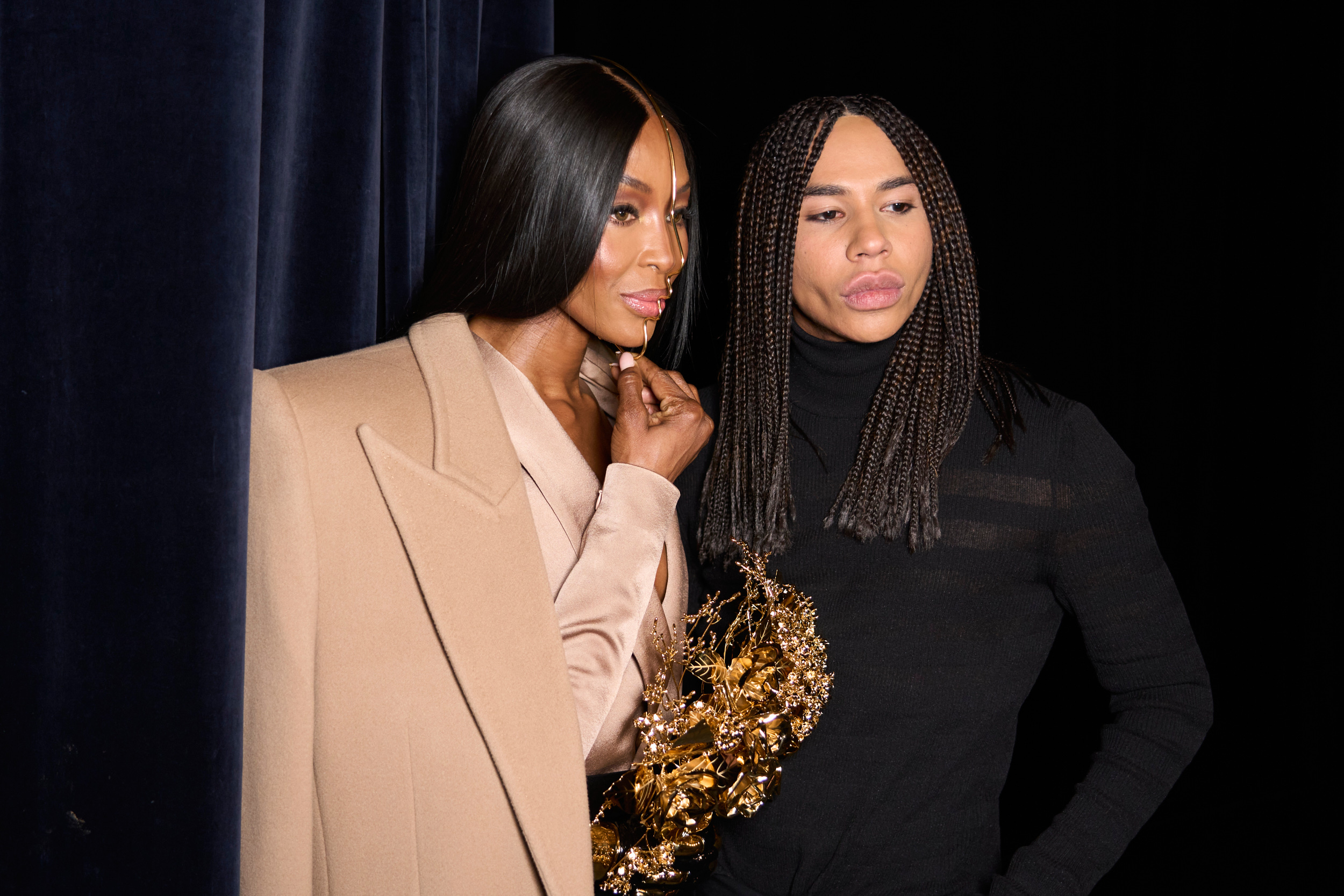 Balmain Fall 2024 Men’s Fashion Show Backstage