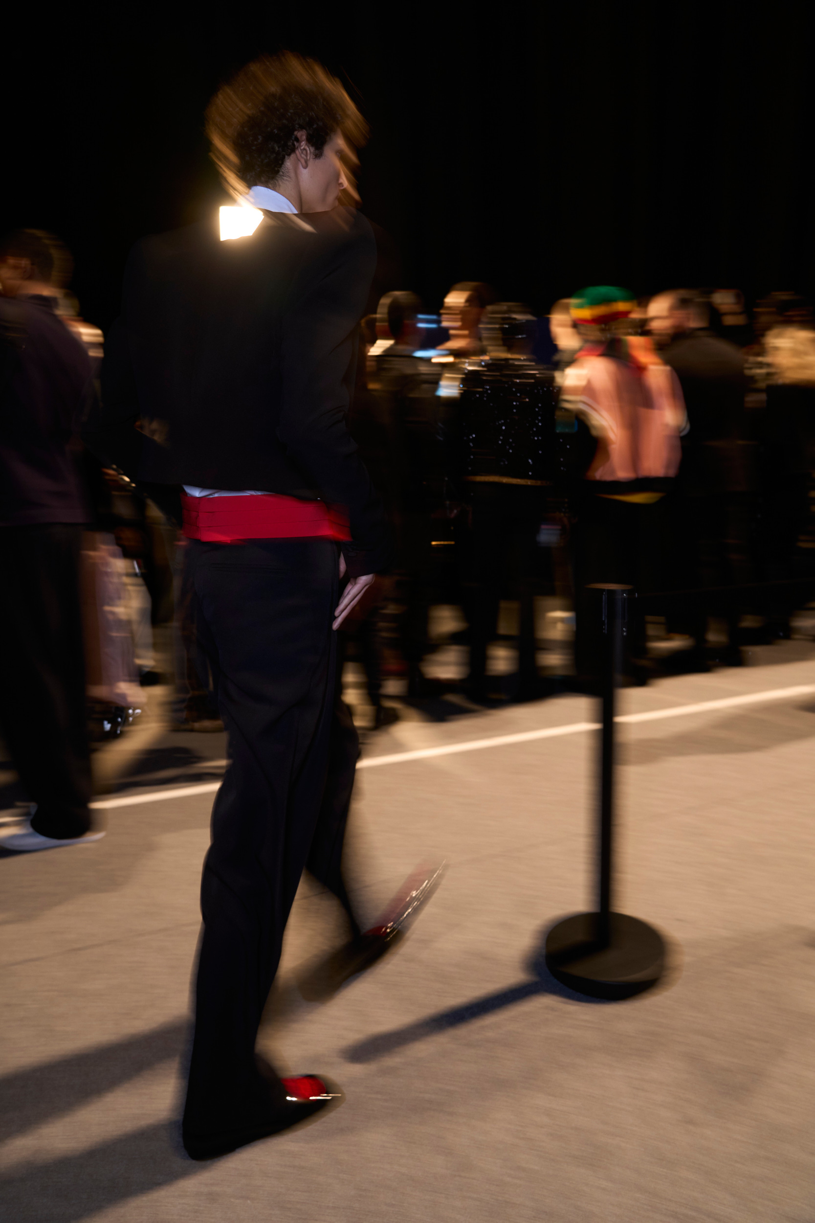 Balmain Fall 2024 Men’s Fashion Show Backstage