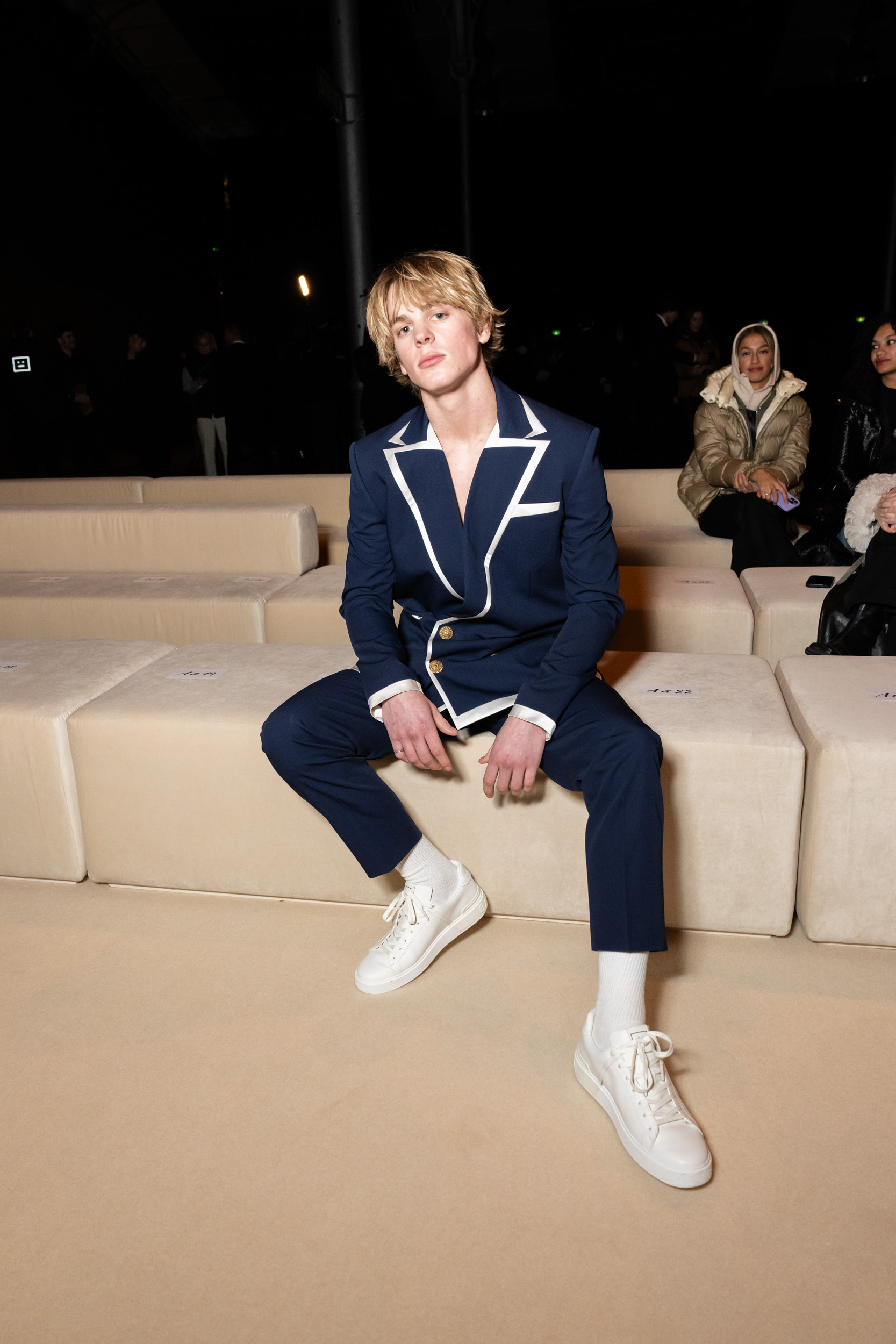 Balmain Fall 2024 Men’s Fashion Show Front Row