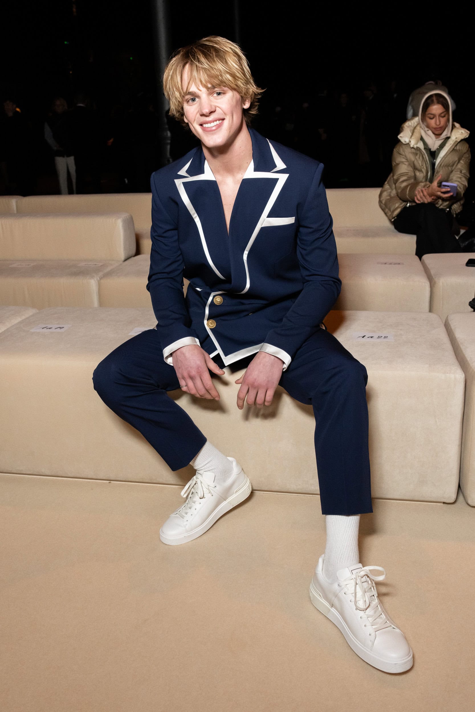 Balmain Fall 2024 Men’s Fashion Show Front Row