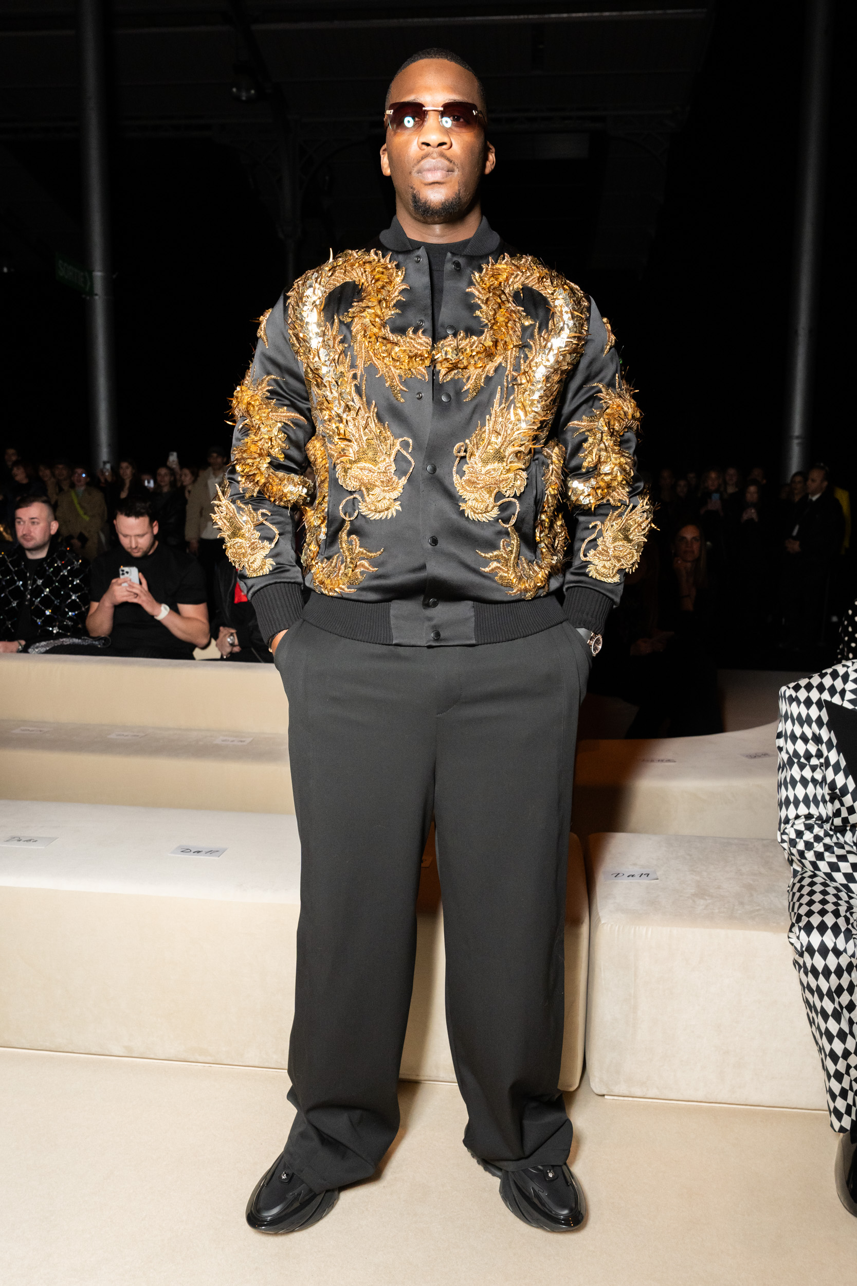 Balmain Fall 2024 Men’s Fashion Show Front Row