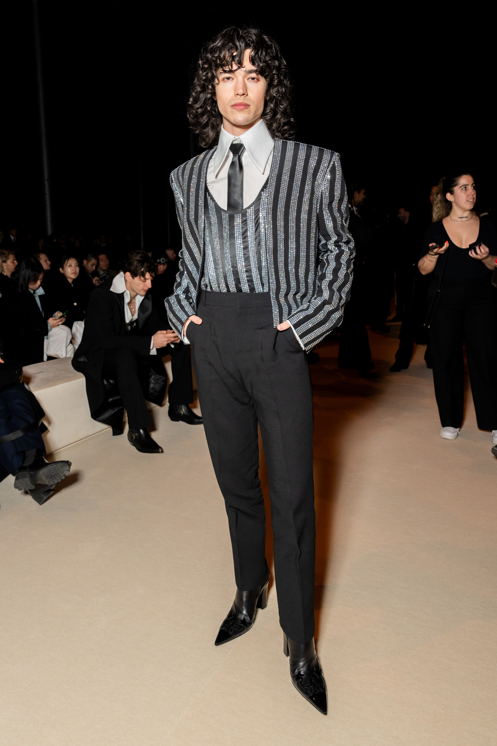 Balmain Fall 2024 Men’s Fashion Show Front Row