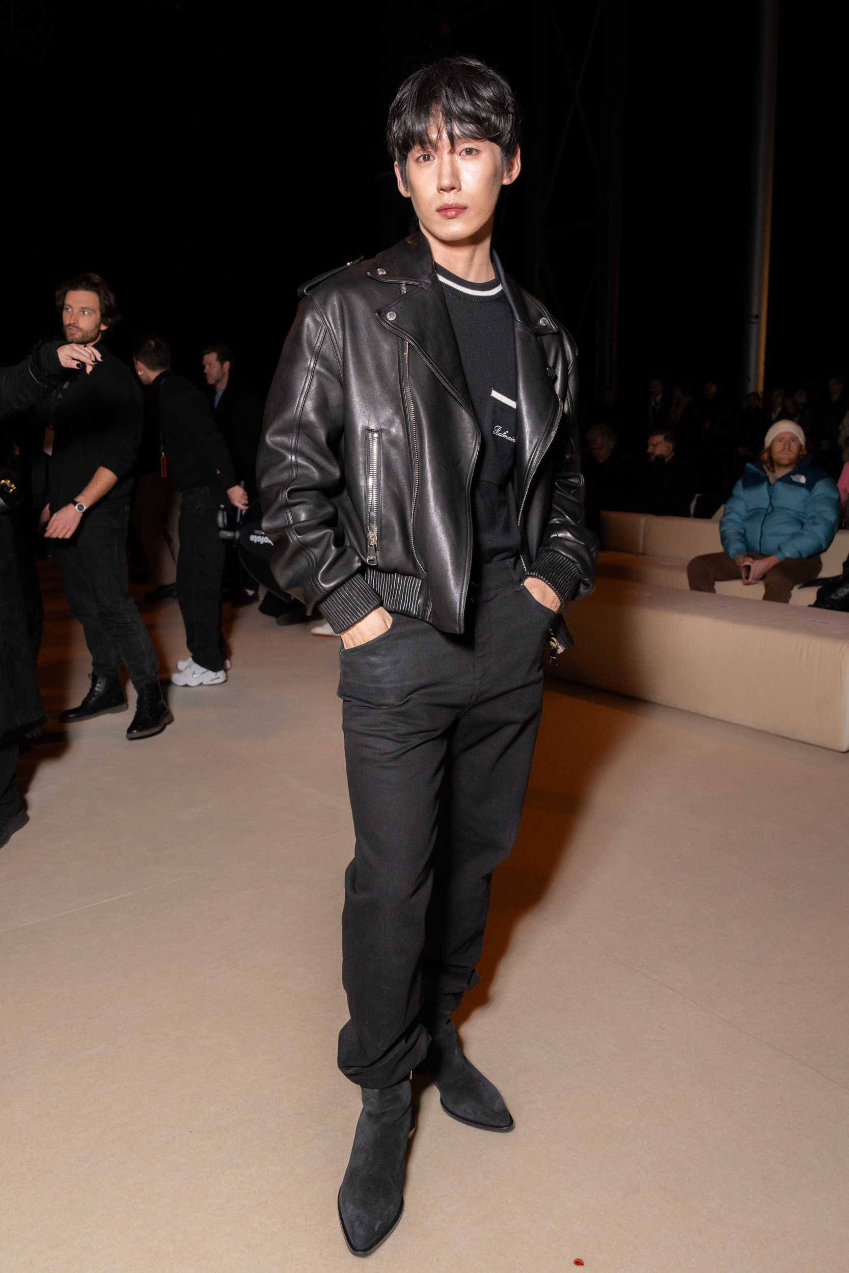 Balmain Fall 2024 Men’s Fashion Show Front Row