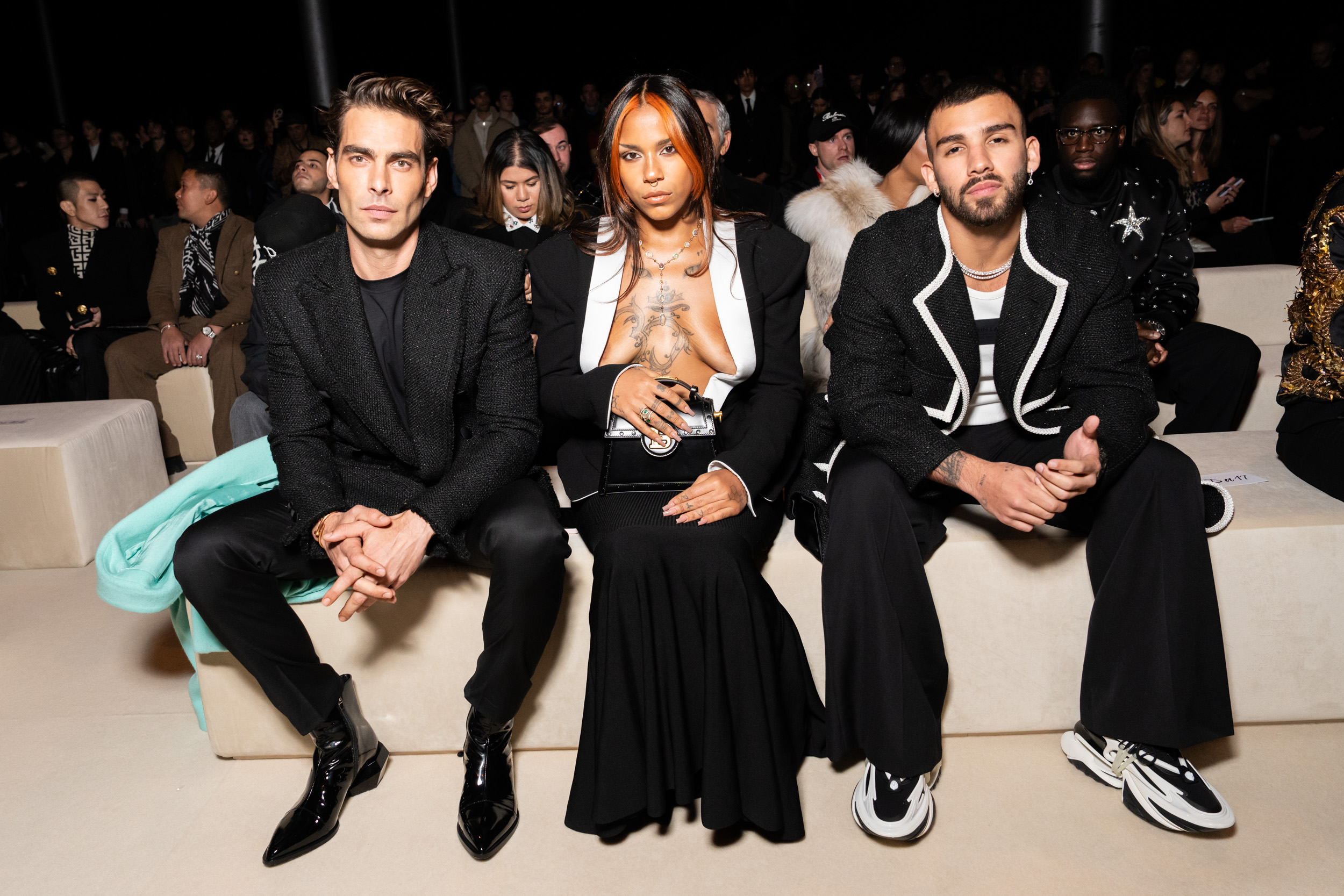 Balmain Fall 2024 Men’s Fashion Show Front Row