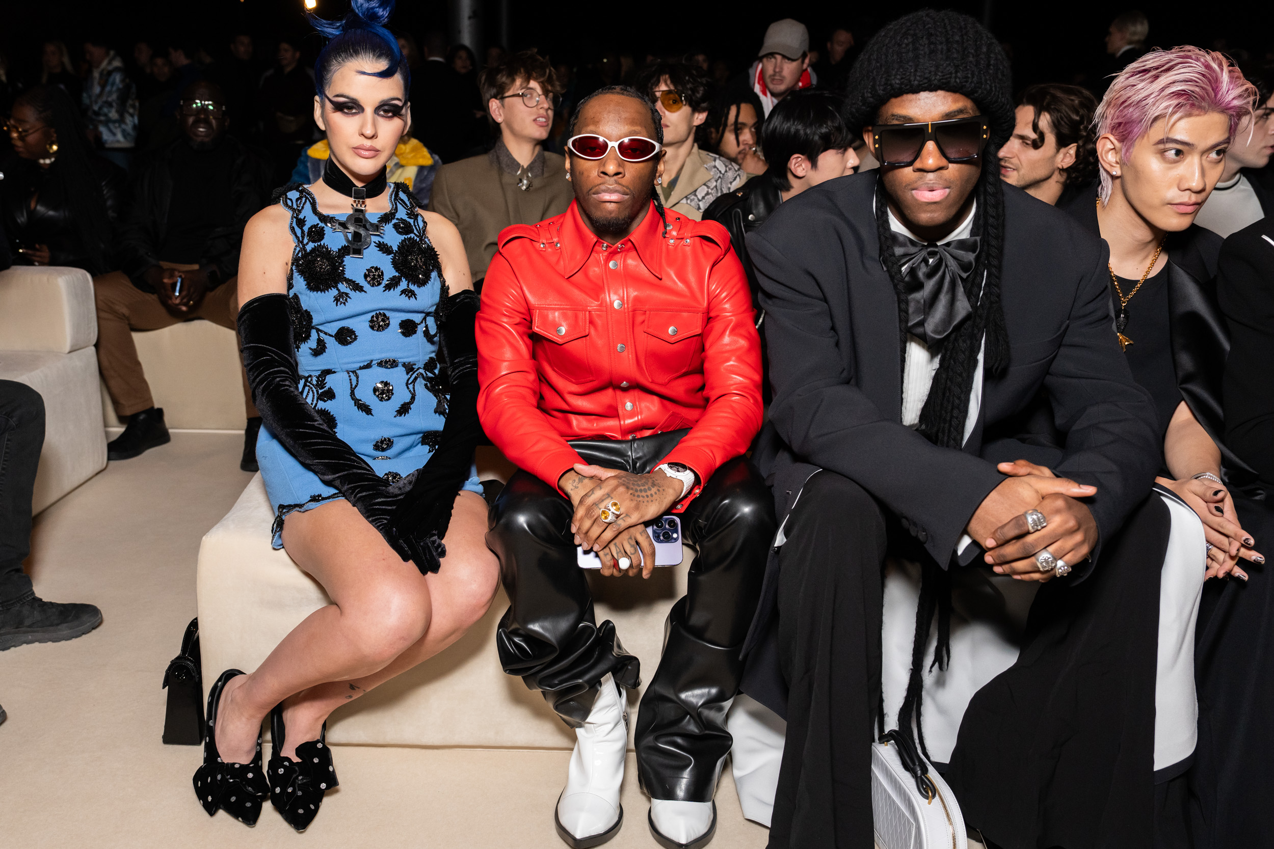 Balmain Fall 2024 Men’s Fashion Show Front Row