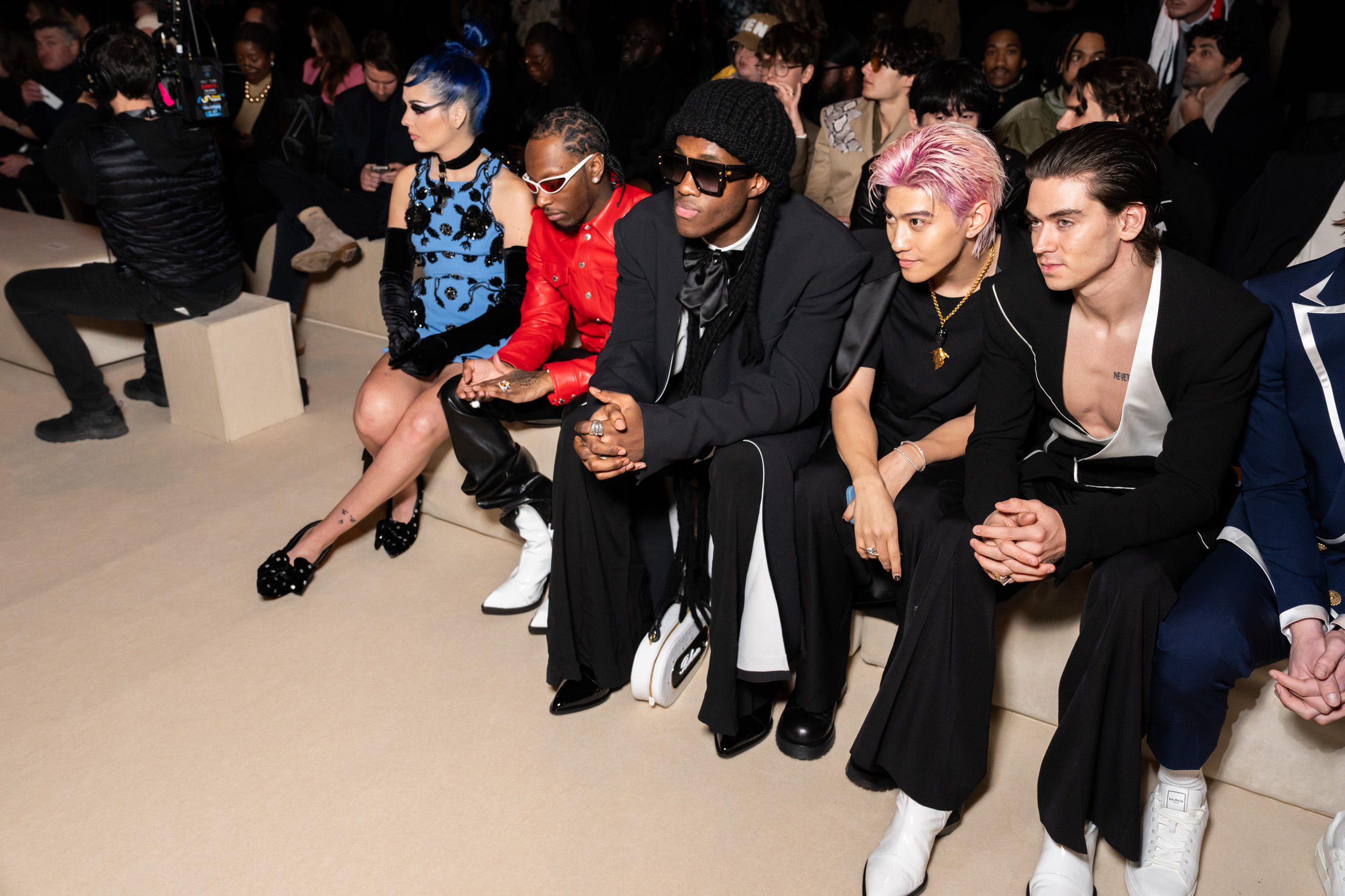 Balmain Fall 2024 Men’s Fashion Show Front Row