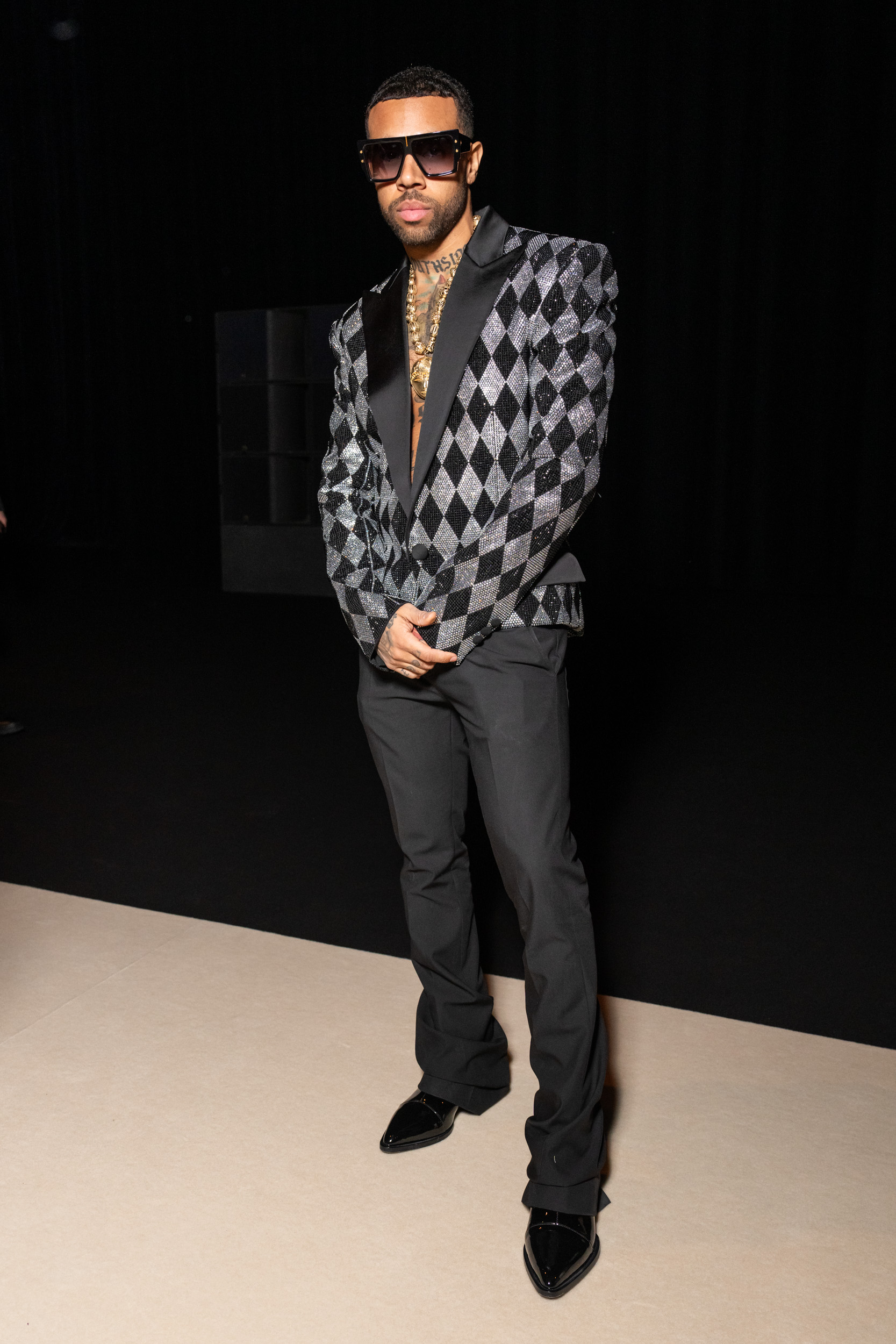 Balmain Fall 2024 Men’s Fashion Show Front Row