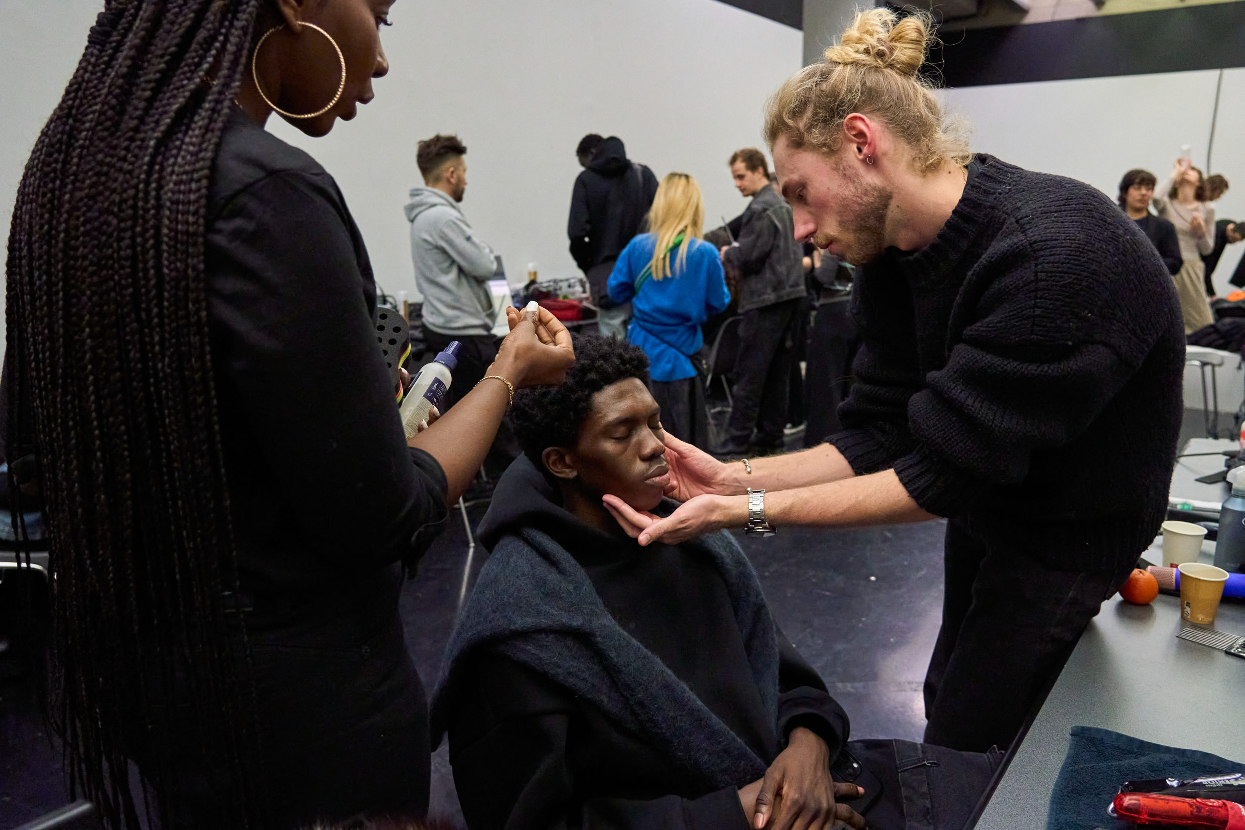 Burc Akyol Fall 2024 Men’s Fashion Show Backstage