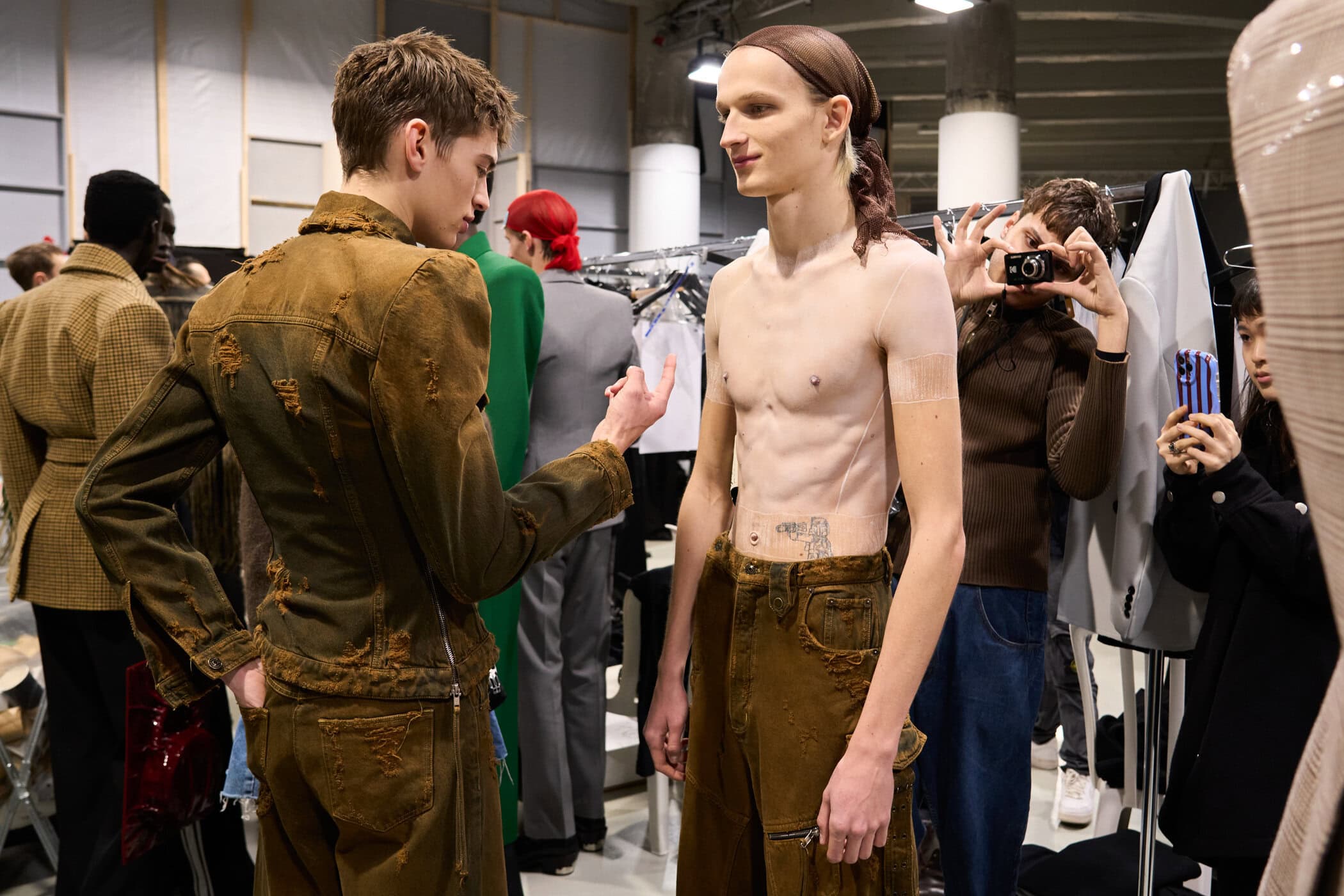 Egonlab Fall 2024 Men’s Fashion Show Backstage