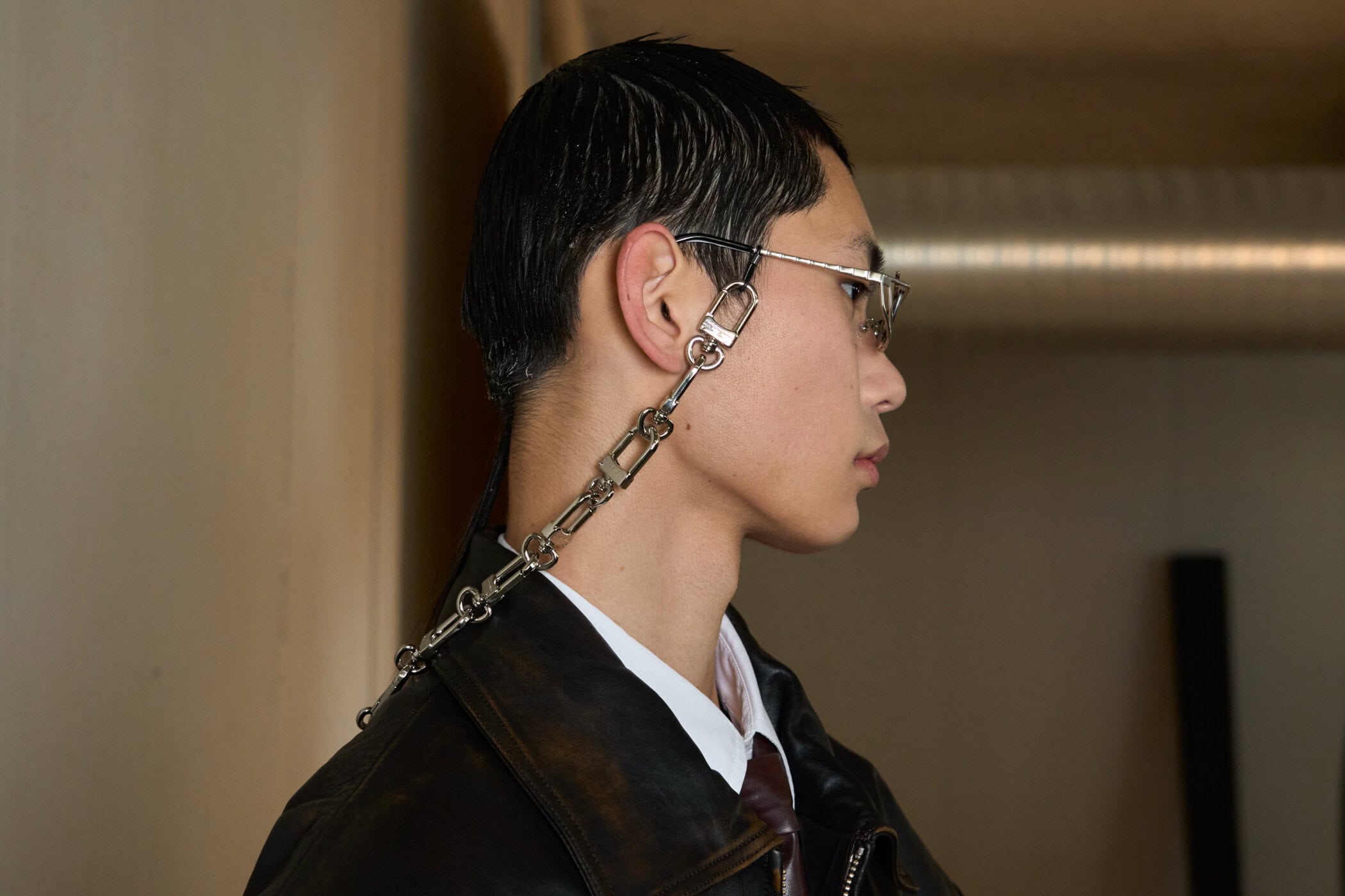 Feng Chen Wang Fall 2024 Men’s Fashion Show Backstage
