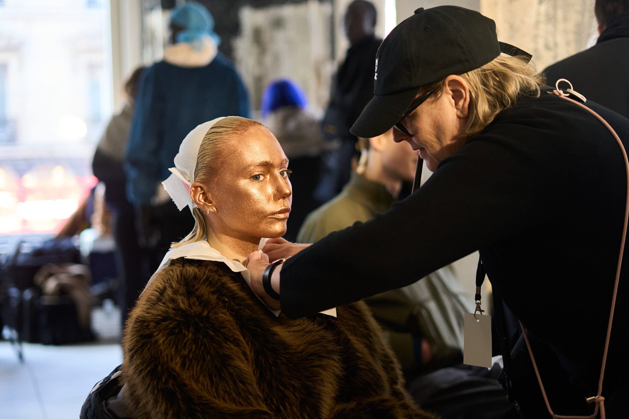 Feng Chen Wang Fall 2024 Men’s Fashion Show Backstage