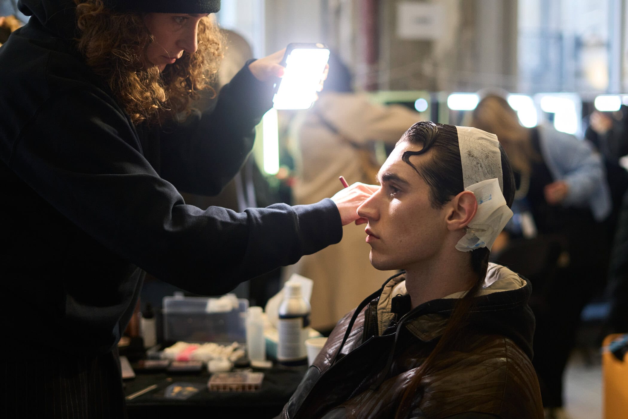 Feng Chen Wang Fall 2024 Men’s Fashion Show Backstage