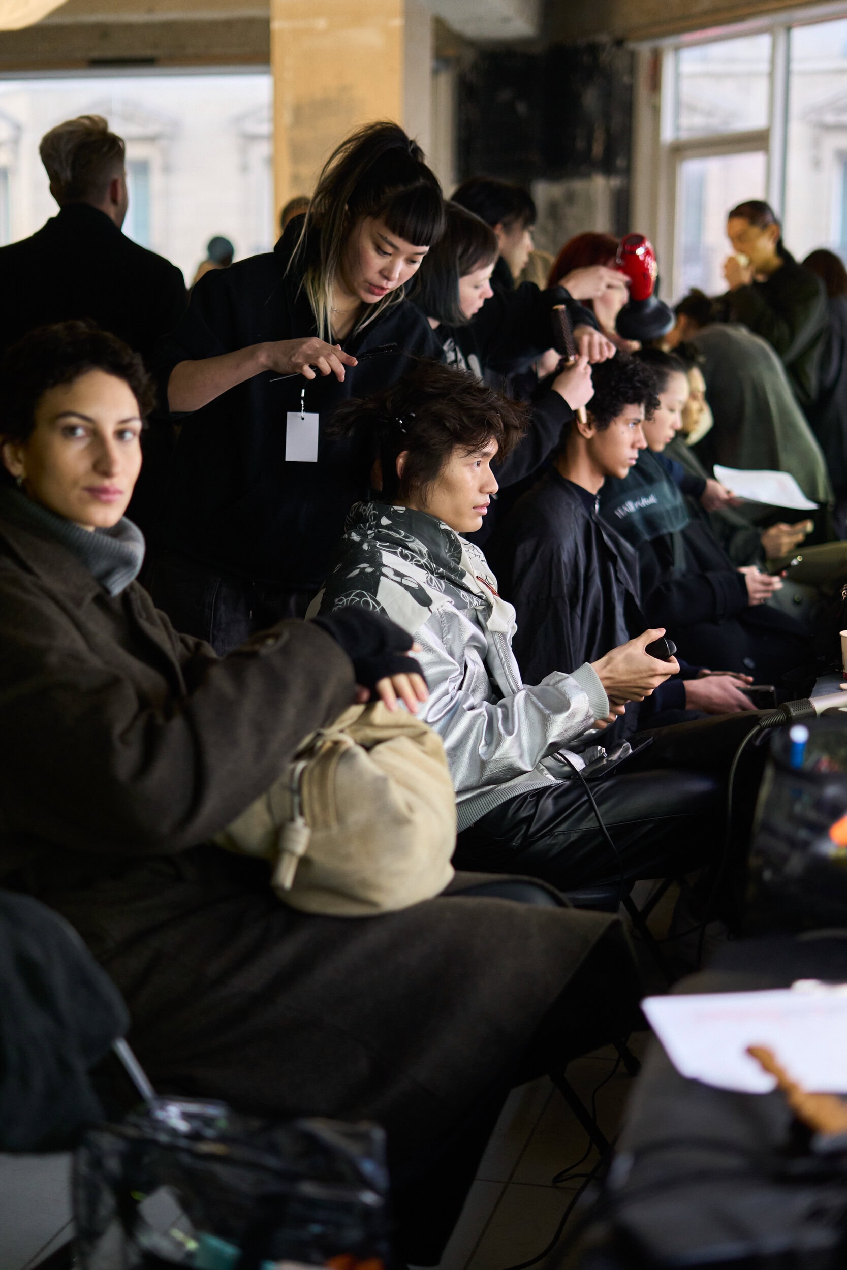 Feng Chen Wang Fall 2024 Men’s Fashion Show Backstage
