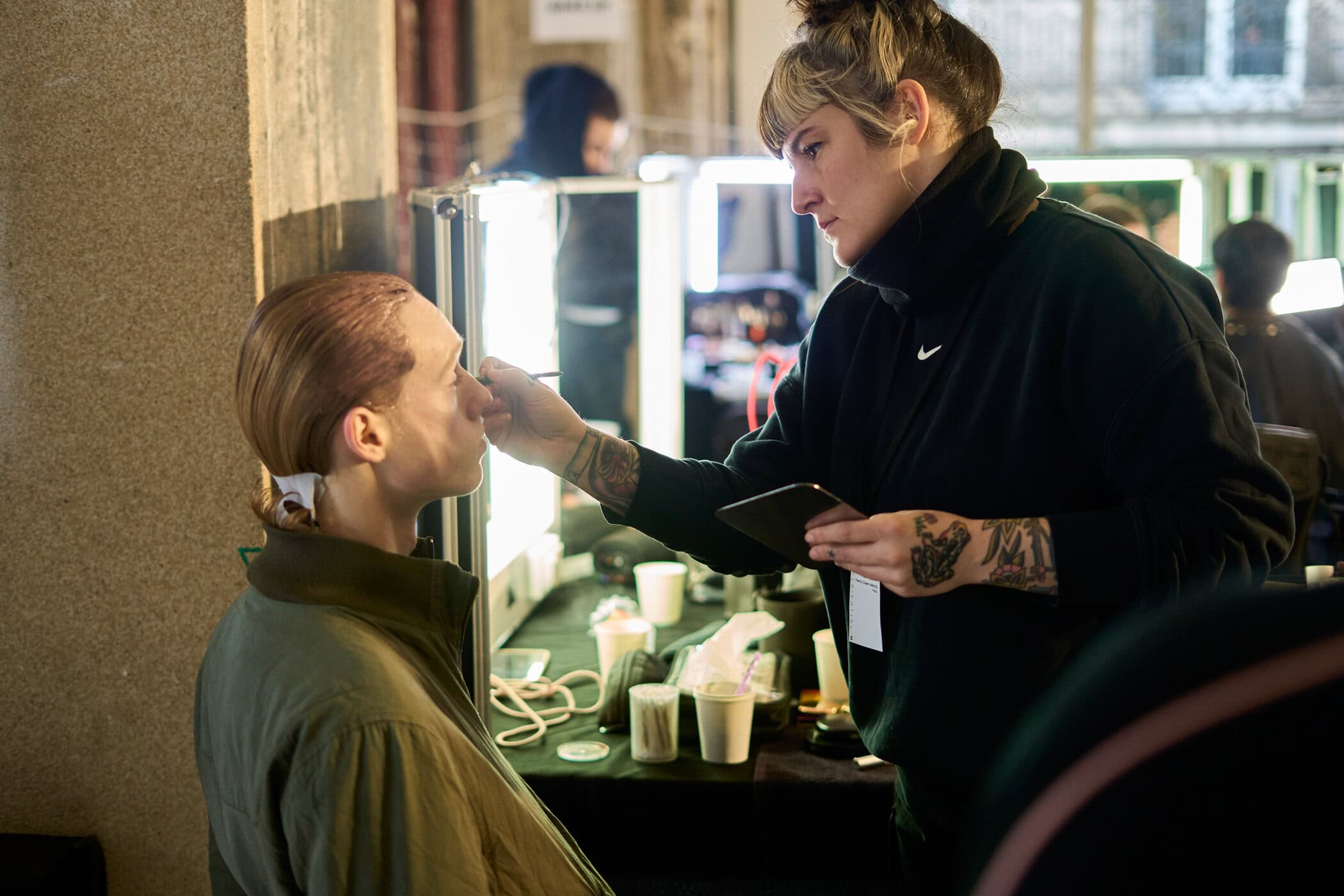 Feng Chen Wang Fall 2024 Men’s Fashion Show Backstage