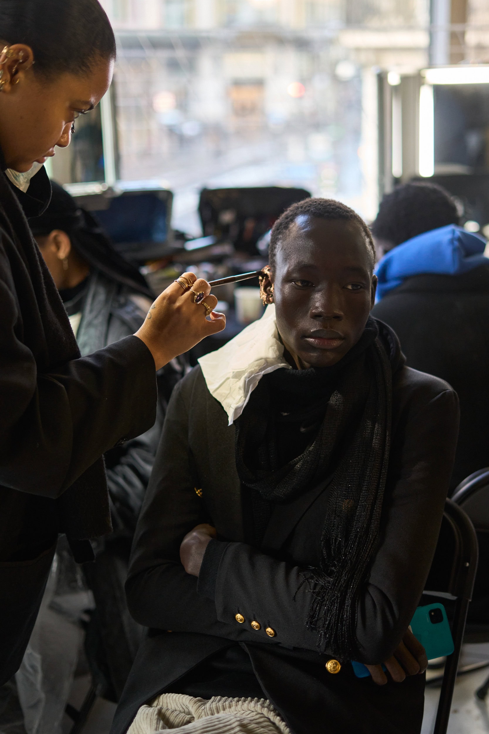 Feng Chen Wang Fall 2024 Men’s Fashion Show Backstage