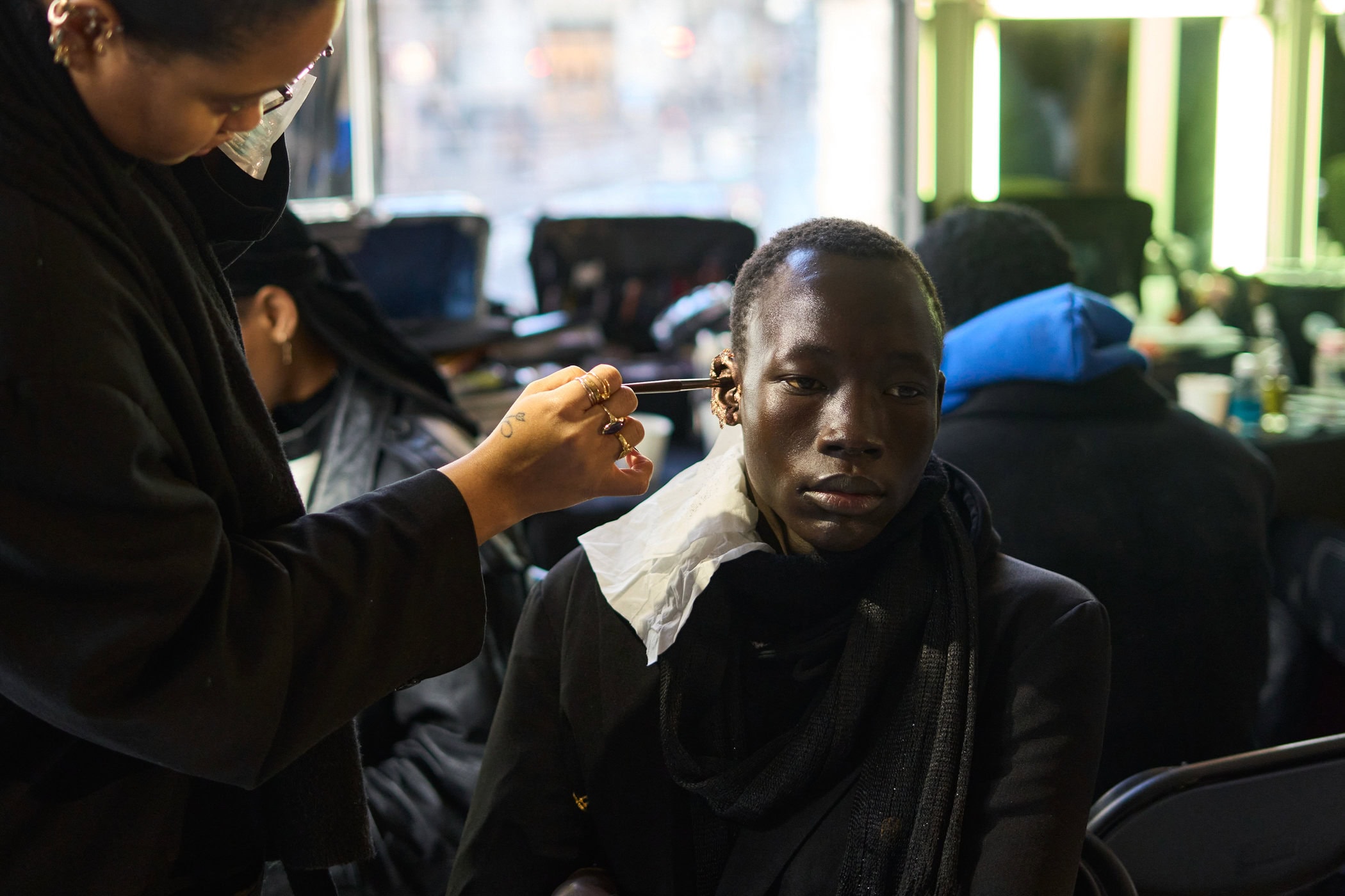 Feng Chen Wang Fall 2024 Men’s Fashion Show Backstage