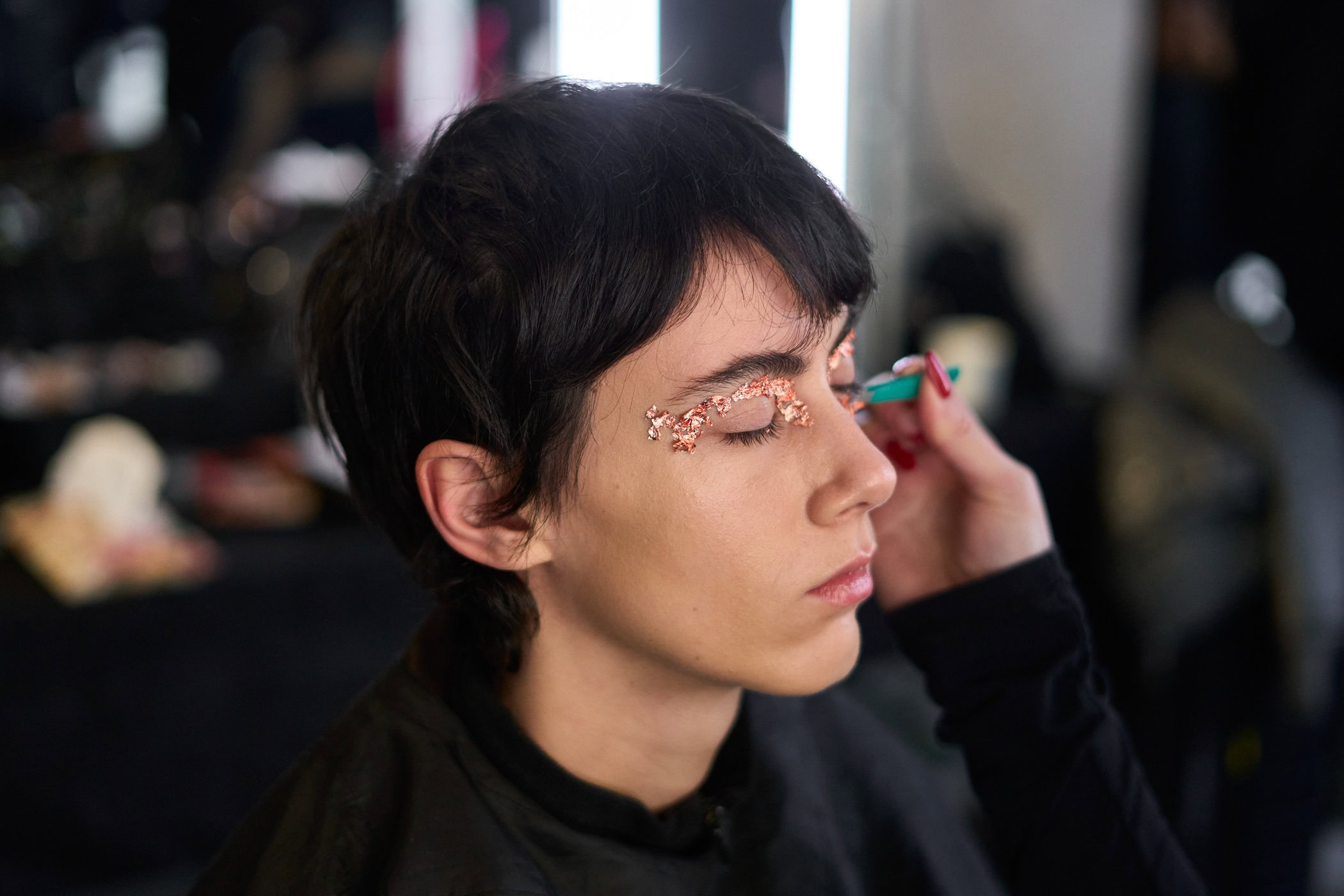 Feng Chen Wang Fall 2024 Men’s Fashion Show Backstage