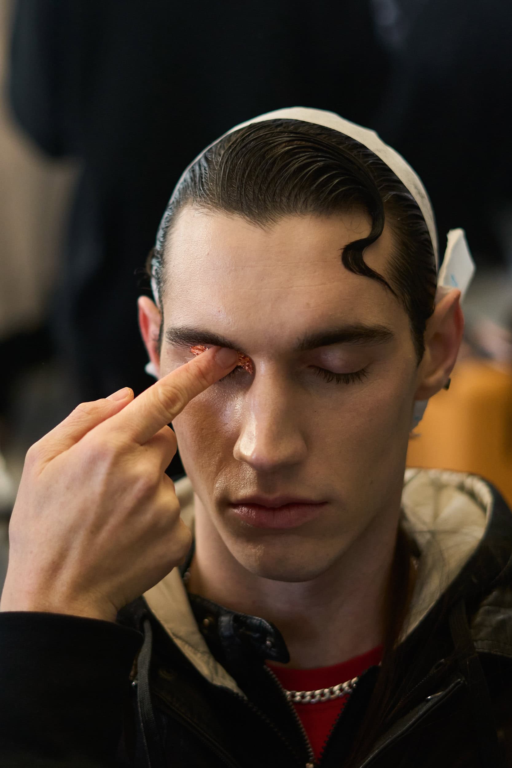 Feng Chen Wang Fall 2024 Men’s Fashion Show Backstage