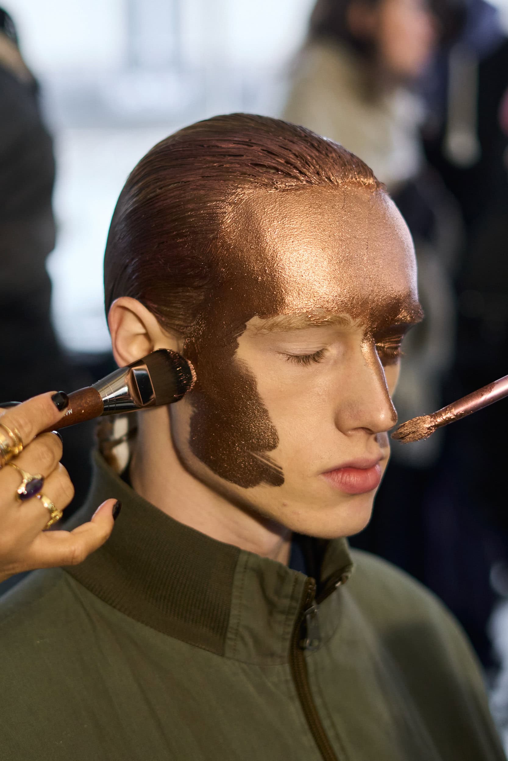Feng Chen Wang Fall 2024 Men’s Fashion Show Backstage