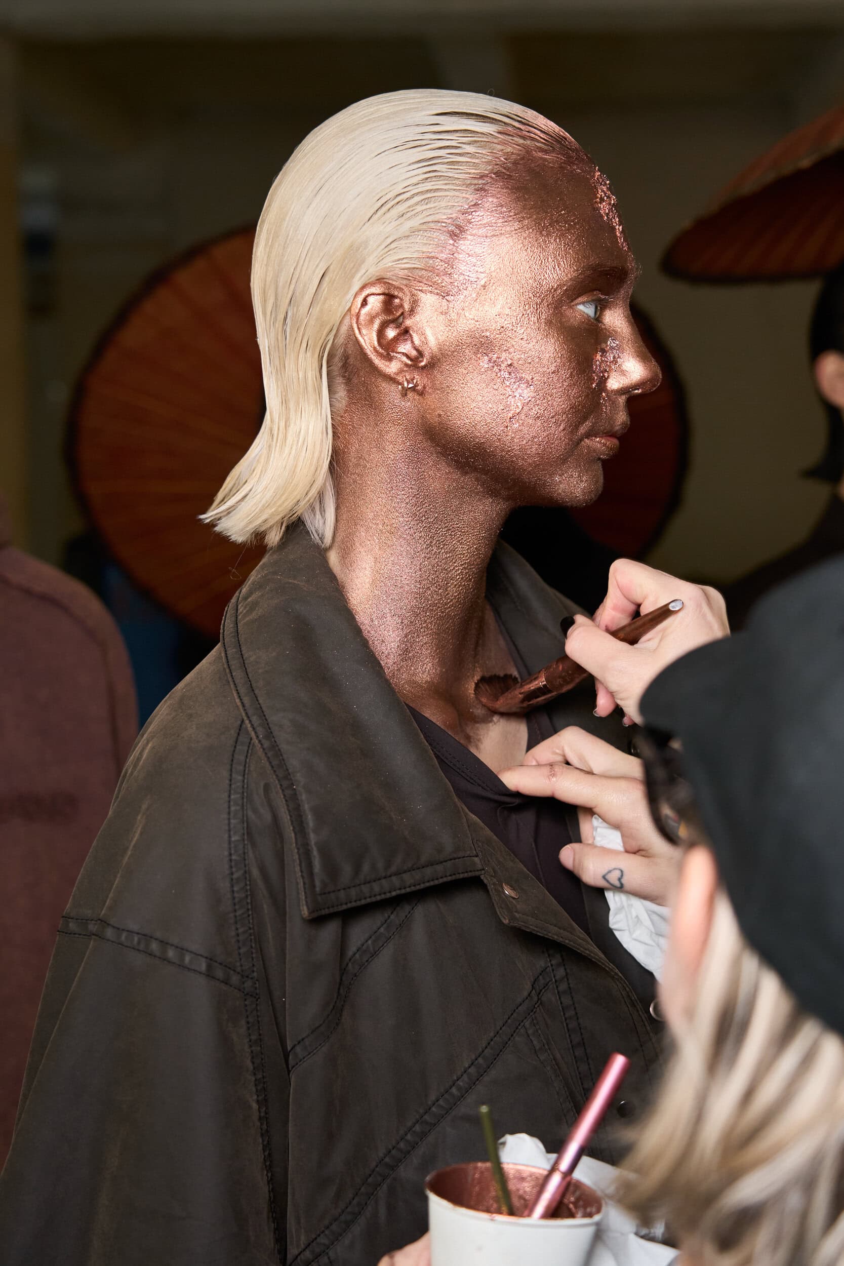 Feng Chen Wang Fall 2024 Men’s Fashion Show Backstage