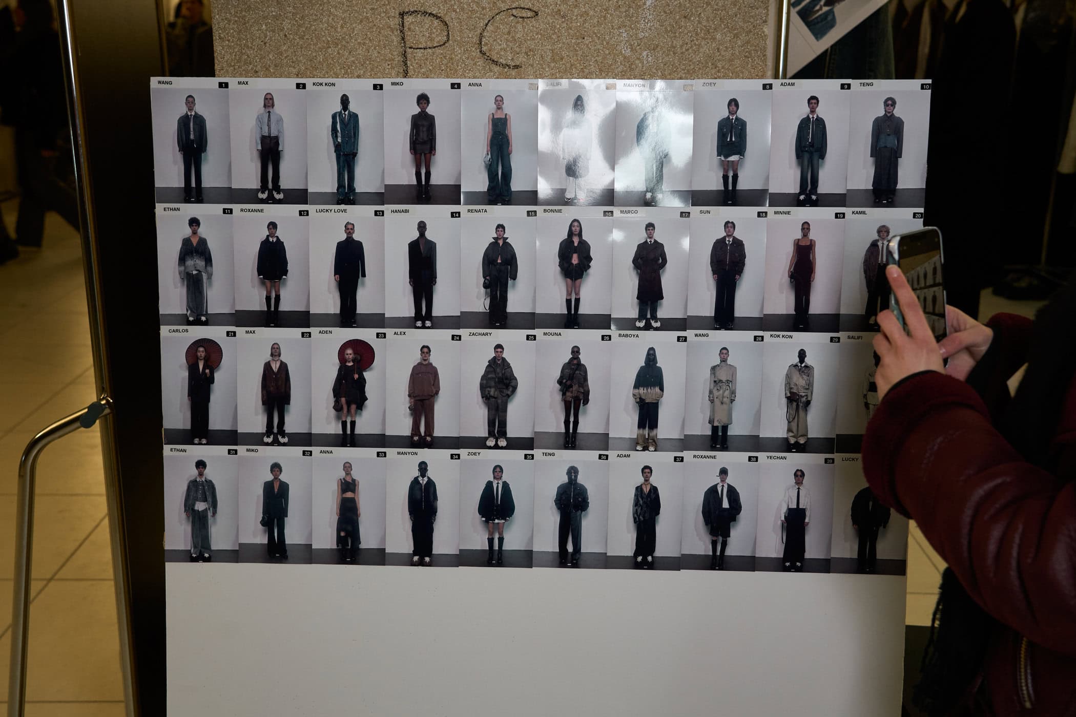 Feng Chen Wang Fall 2024 Men’s Fashion Show Backstage