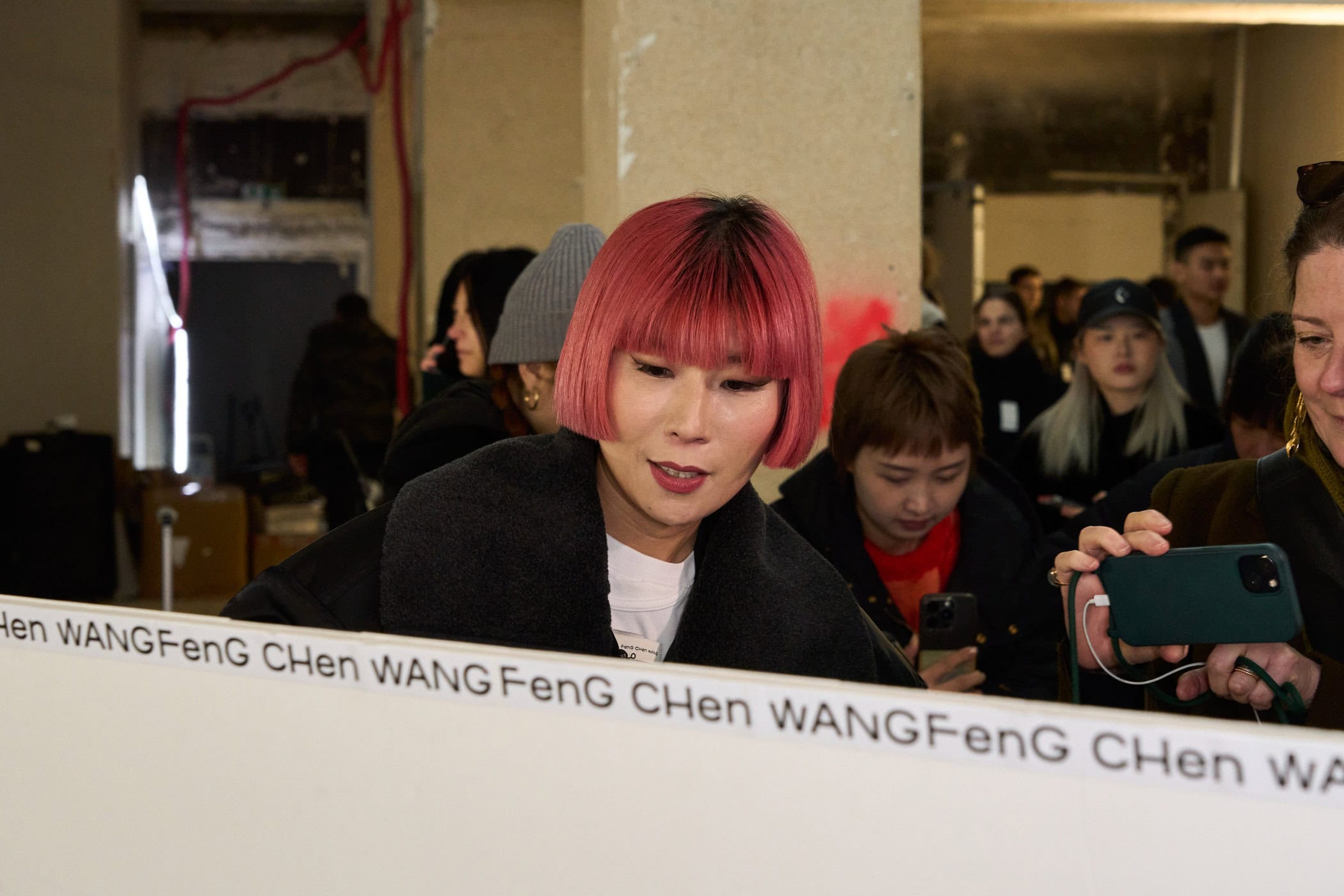 Feng Chen Wang Fall 2024 Men’s Fashion Show Backstage