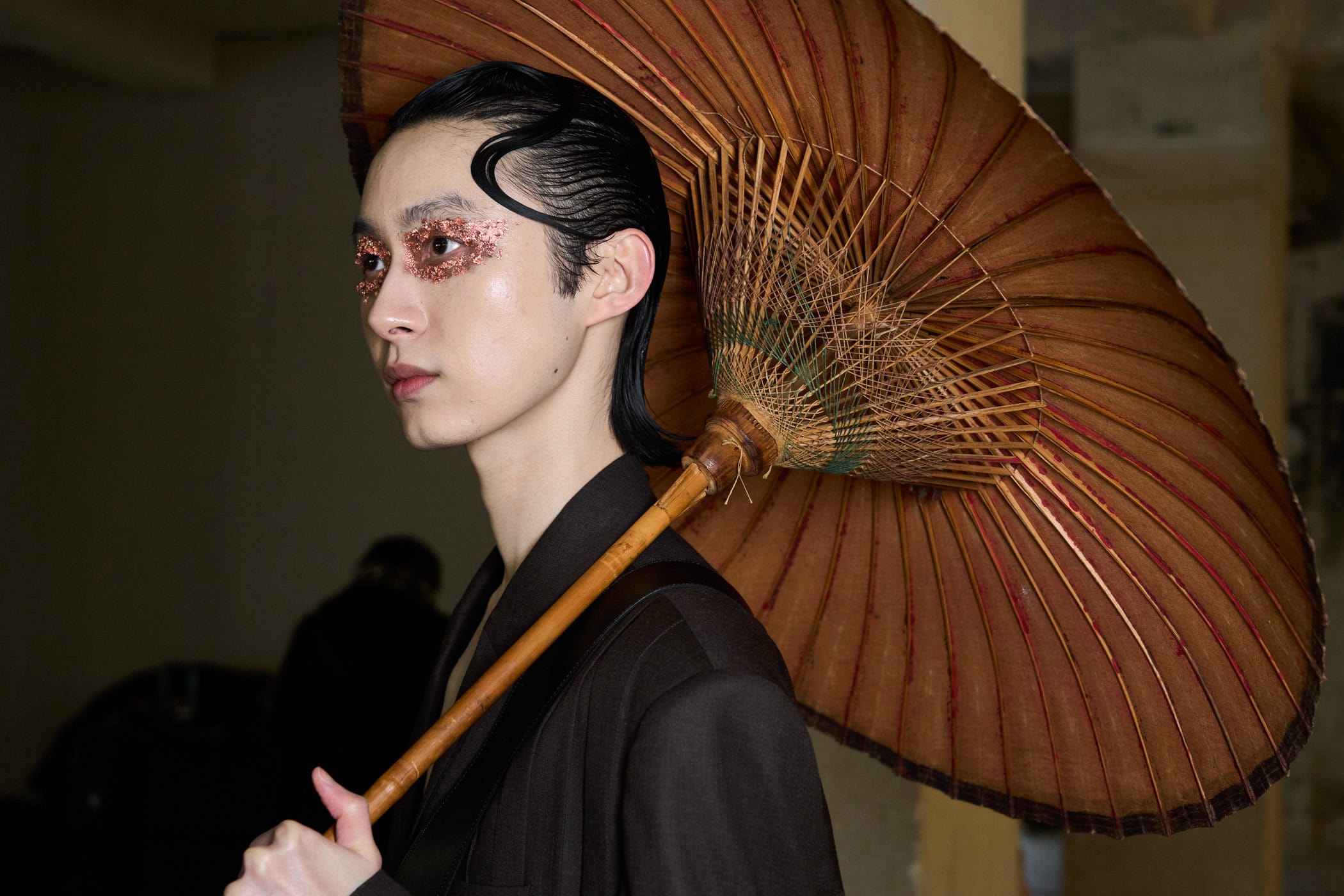 Feng Chen Wang Fall 2024 Men’s Fashion Show Backstage