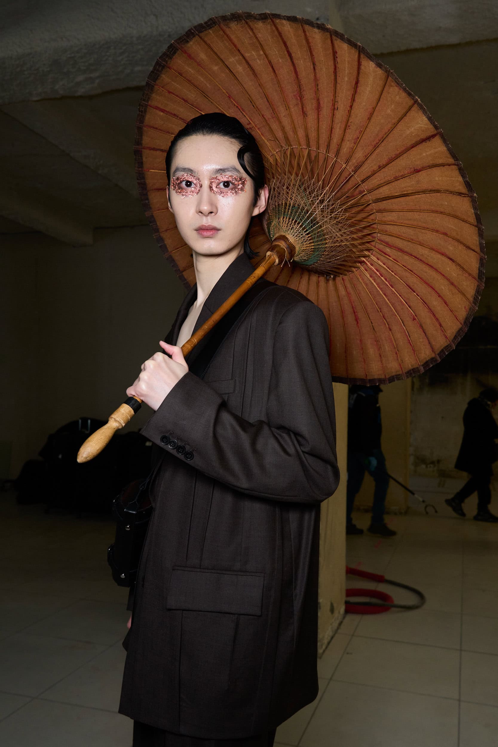 Feng Chen Wang Fall 2024 Men’s Fashion Show Backstage