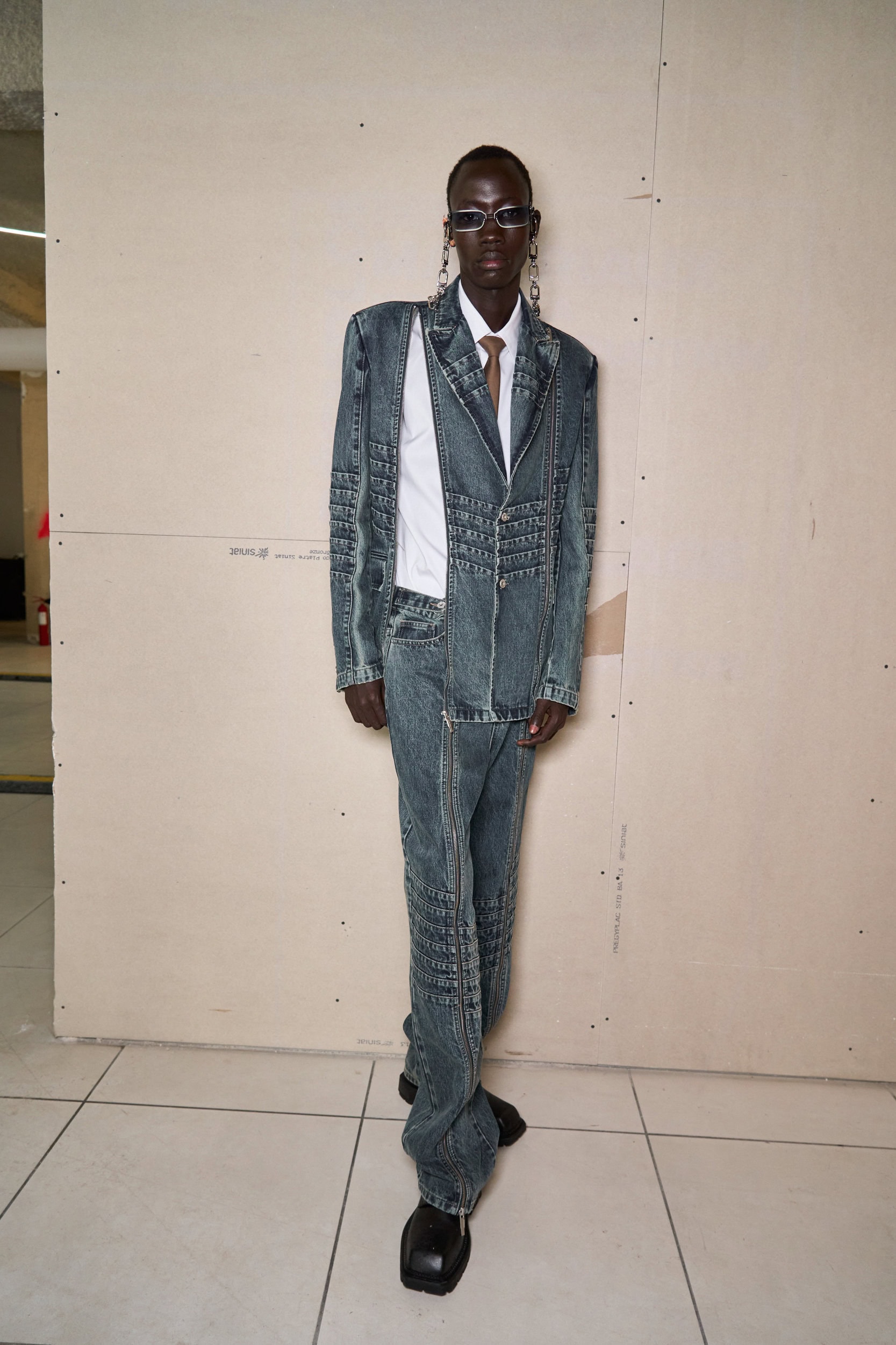 Feng Chen Wang Fall 2024 Men’s Fashion Show Backstage