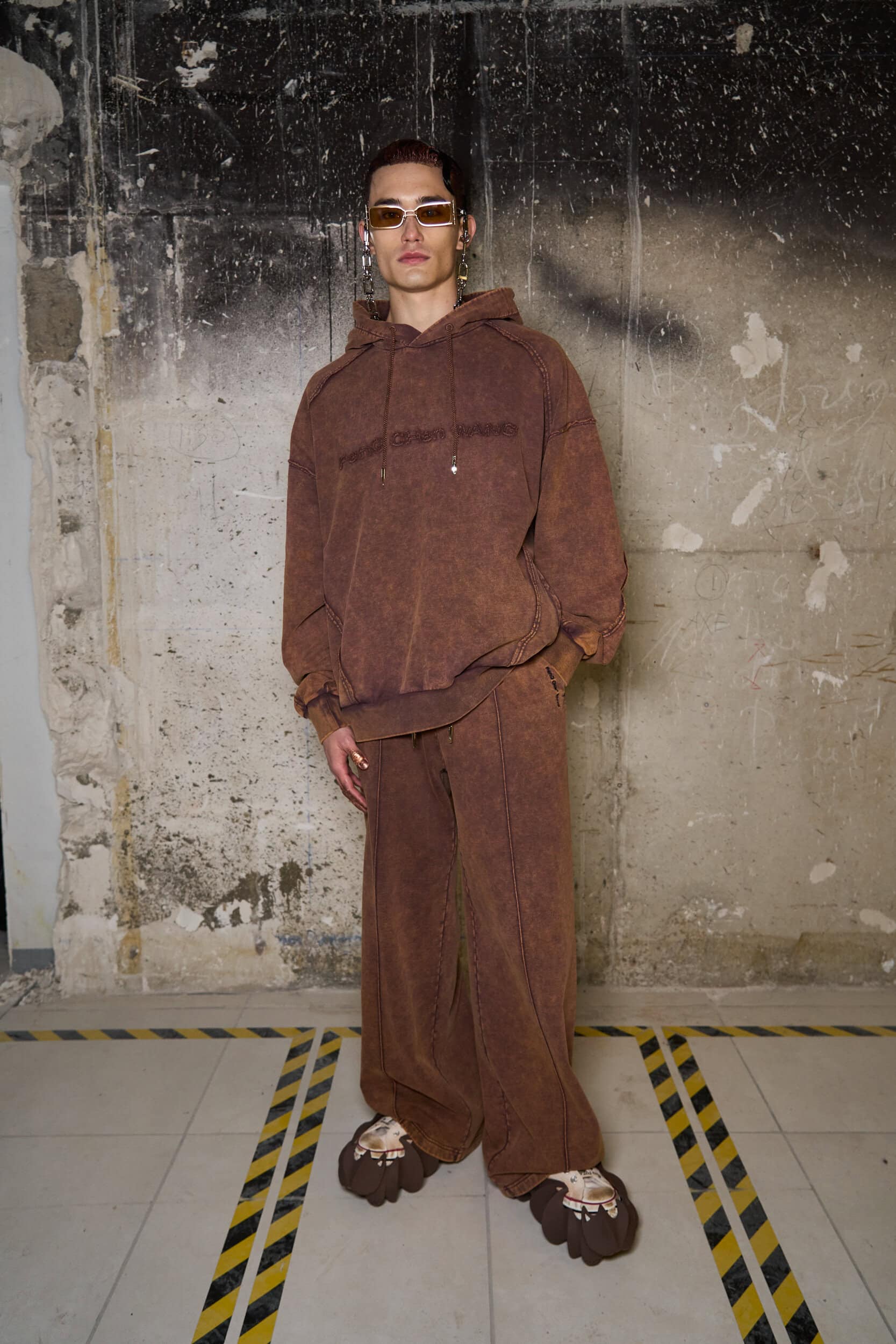 Feng Chen Wang Fall 2024 Men’s Fashion Show Backstage