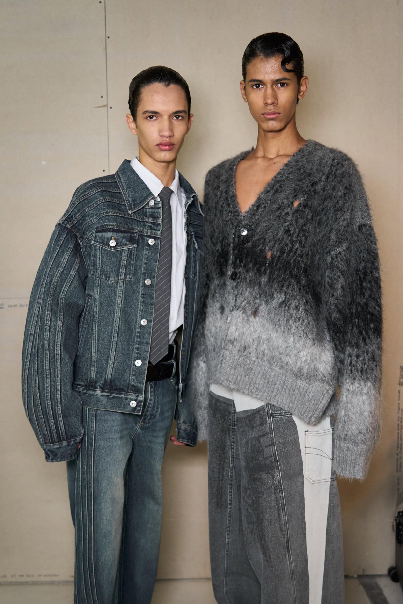 Feng Chen Wang Fall 2024 Men’s Fashion Show Backstage