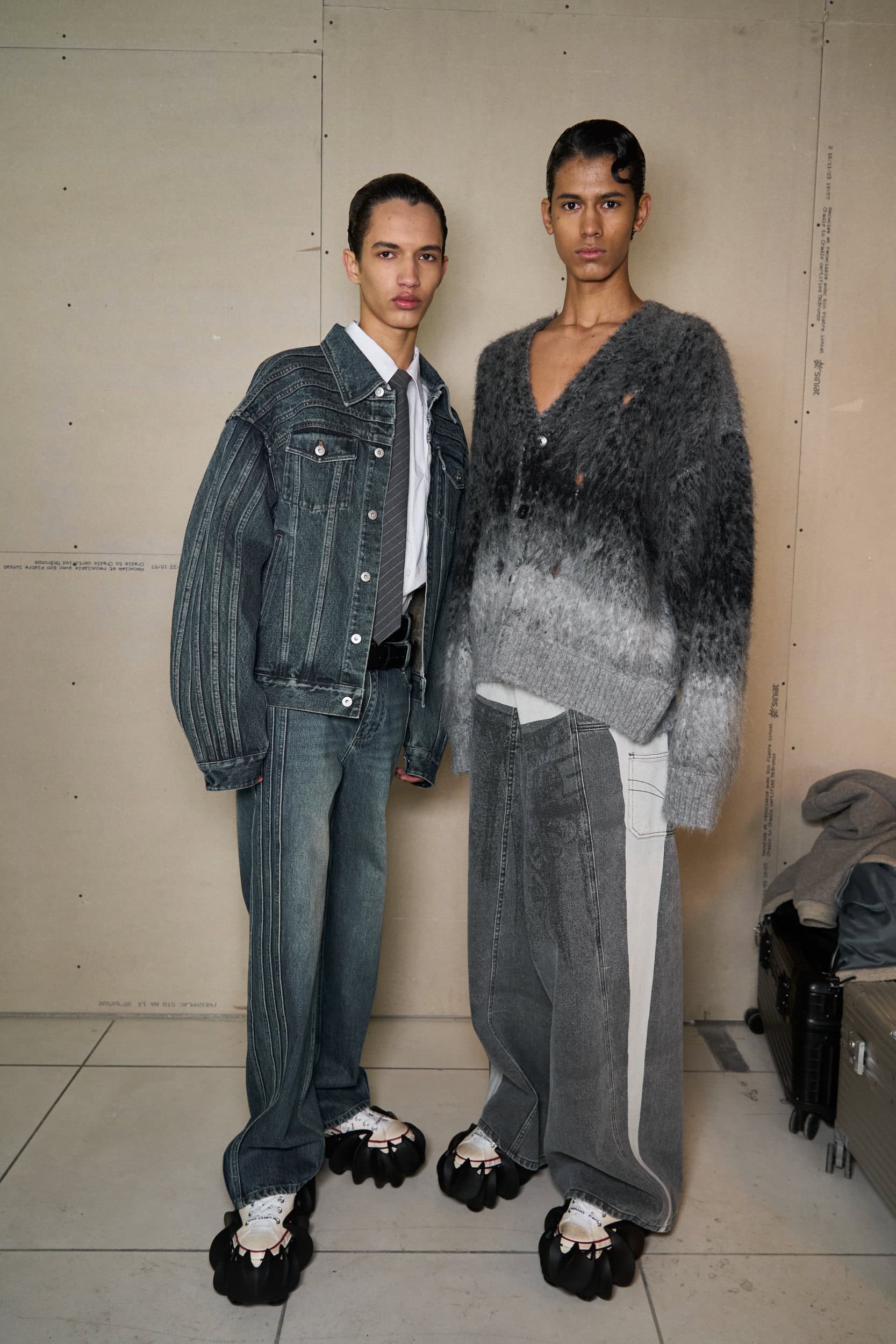 Feng Chen Wang Fall 2024 Men’s Fashion Show Backstage