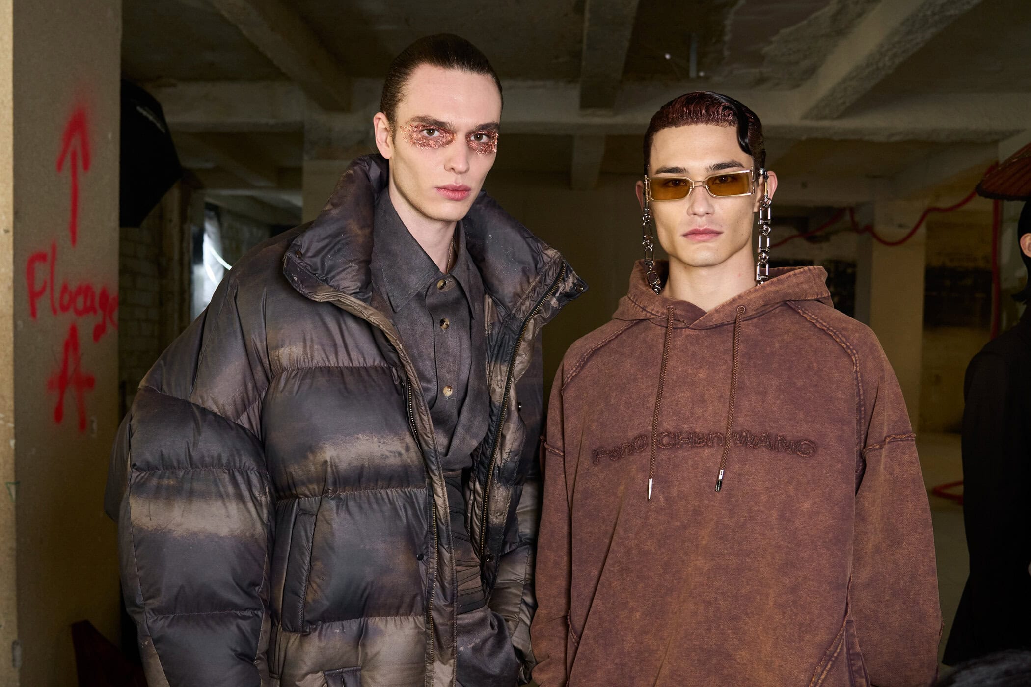 Feng Chen Wang Fall 2024 Men’s Fashion Show Backstage