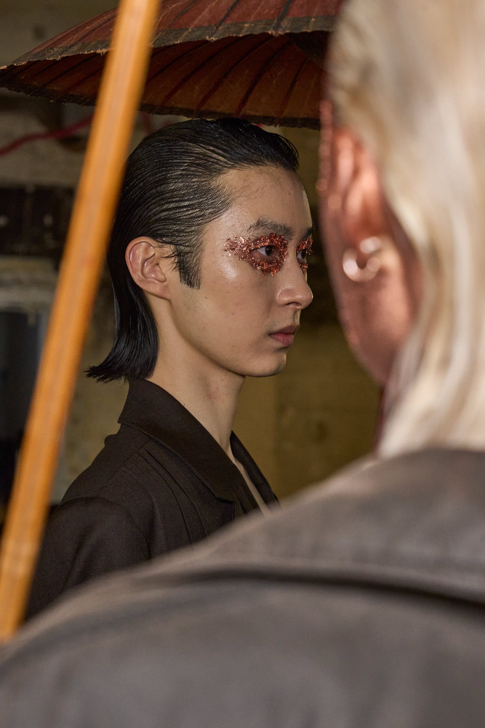 Feng Chen Wang Fall 2024 Men’s Fashion Show Backstage