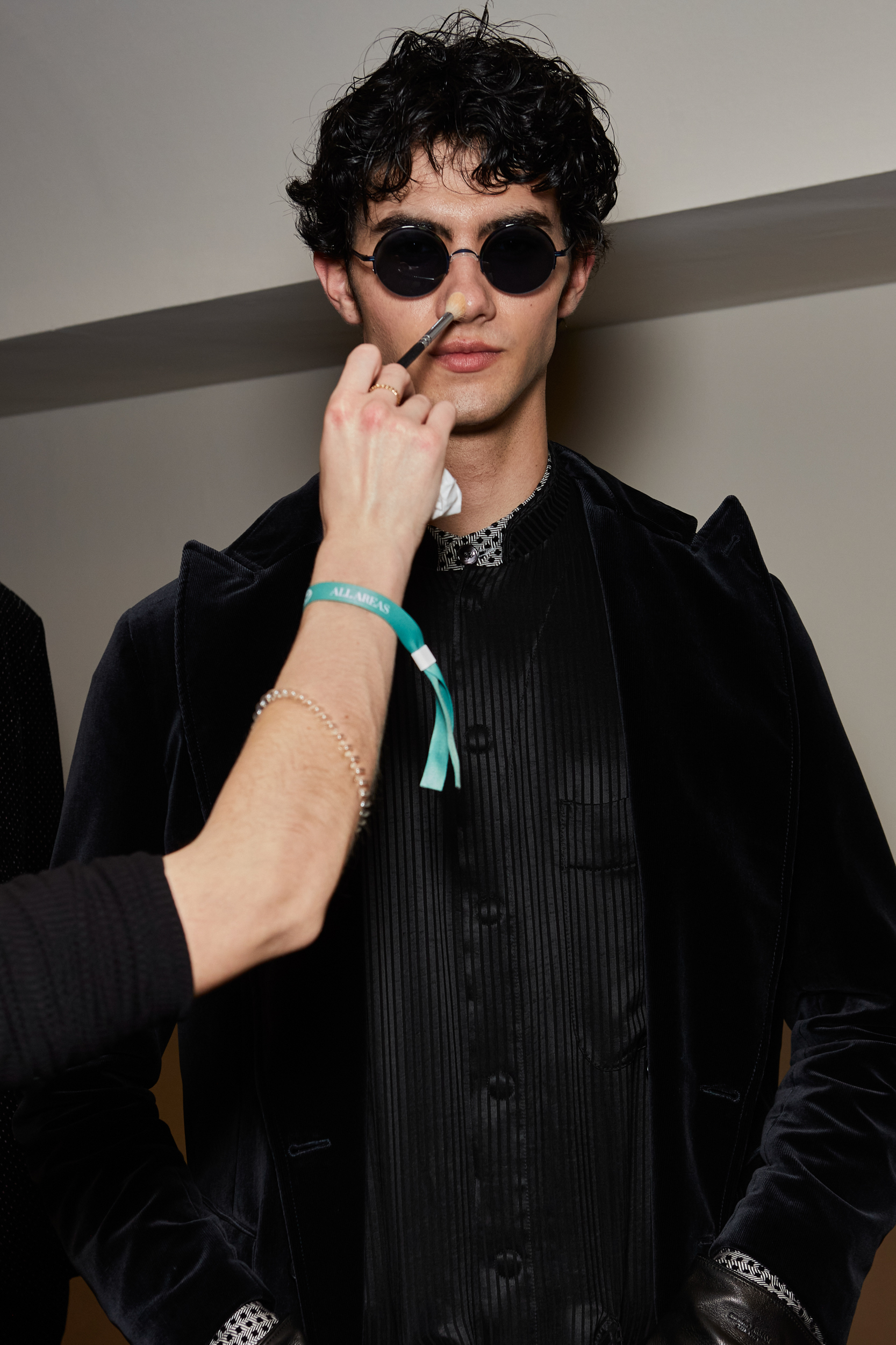 Giorgio Armani Fall 2024 Men’s Fashion Show Backstage