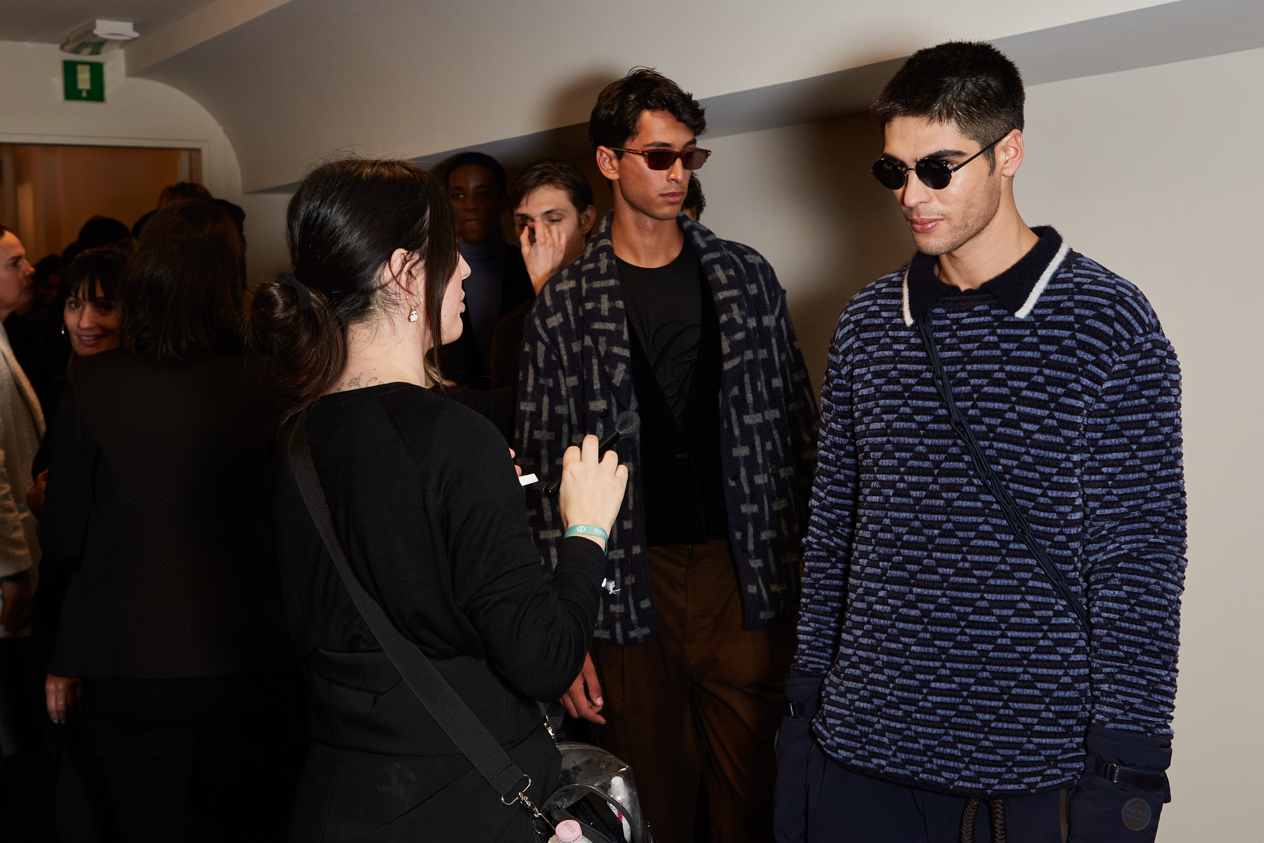 Giorgio Armani Fall 2024 Men’s Fashion Show Backstage