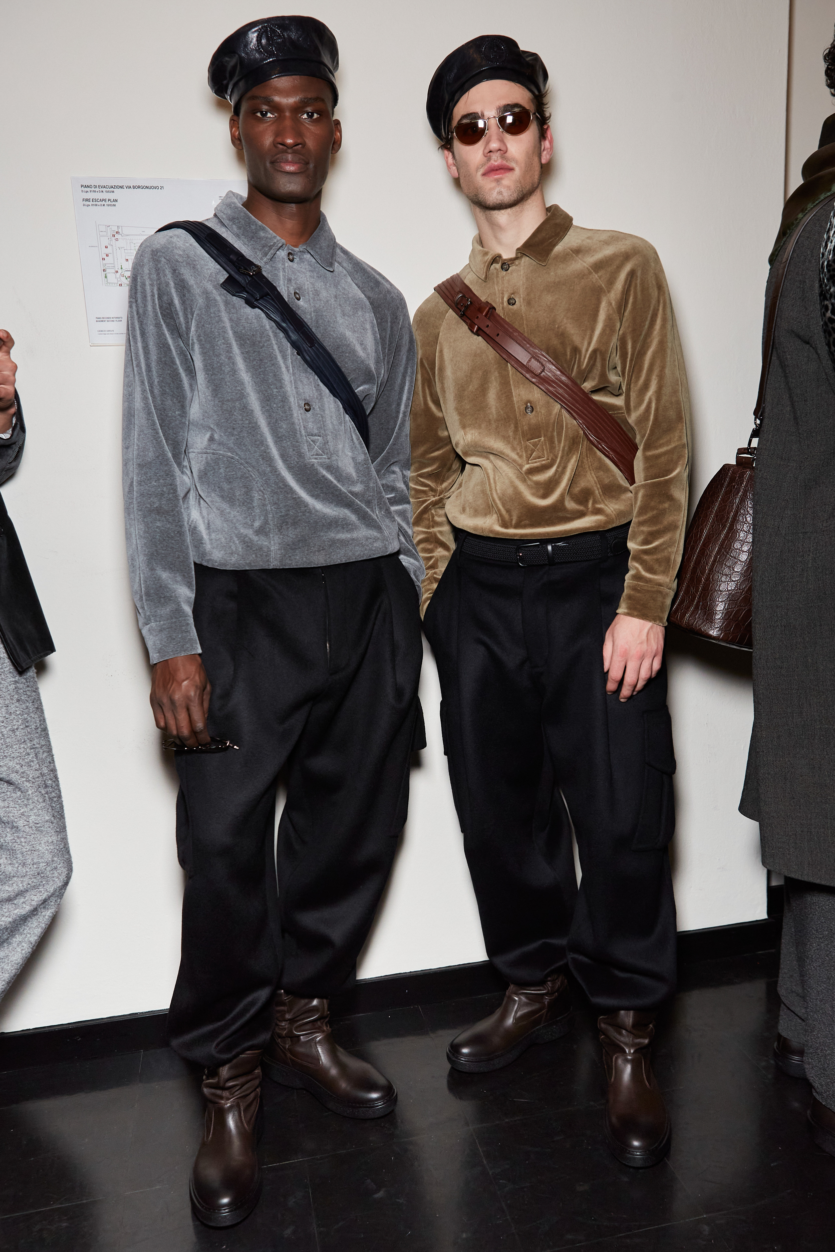 Giorgio Armani Fall 2024 Men’s Fashion Show Backstage