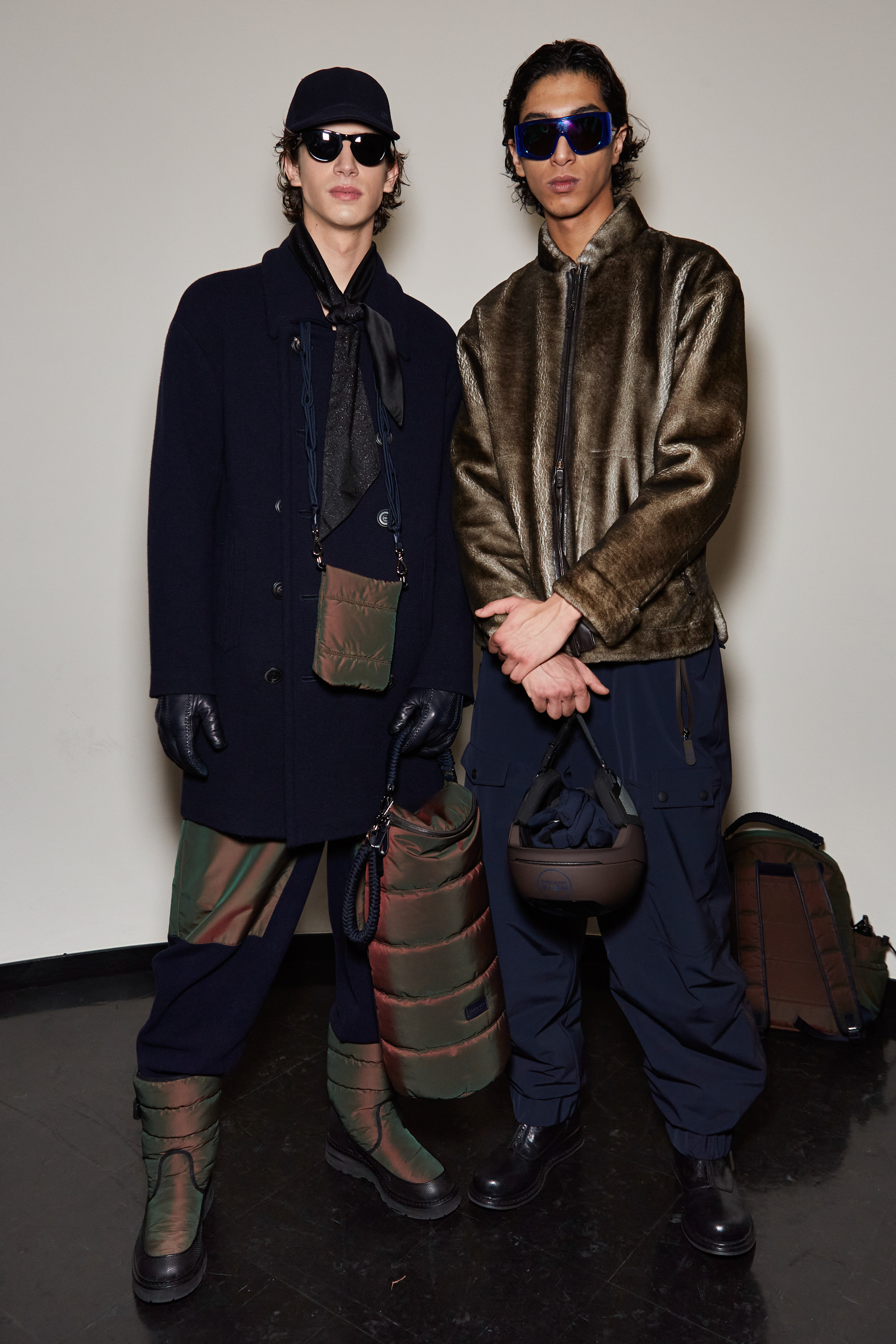 Giorgio Armani Fall 2024 Men’s Fashion Show Backstage