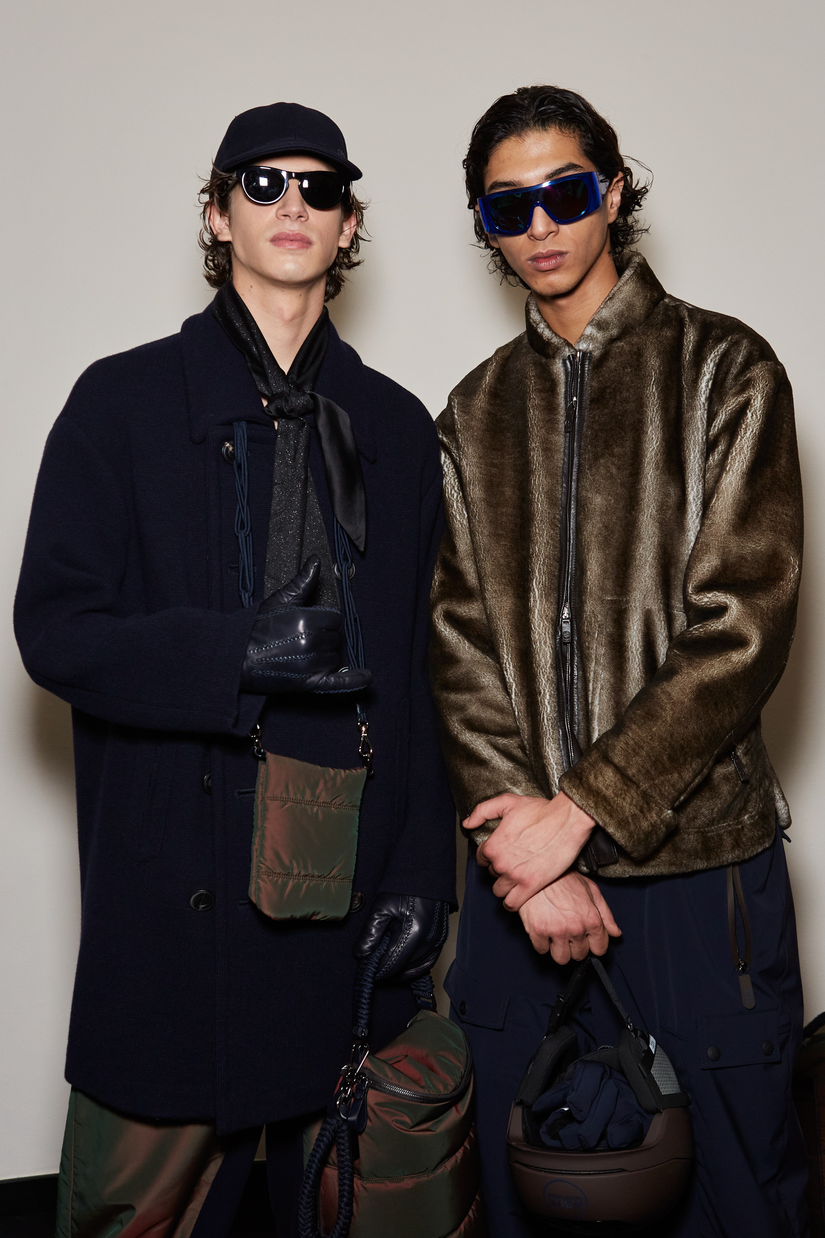 Giorgio Armani Fall 2024 Men’s Fashion Show Backstage