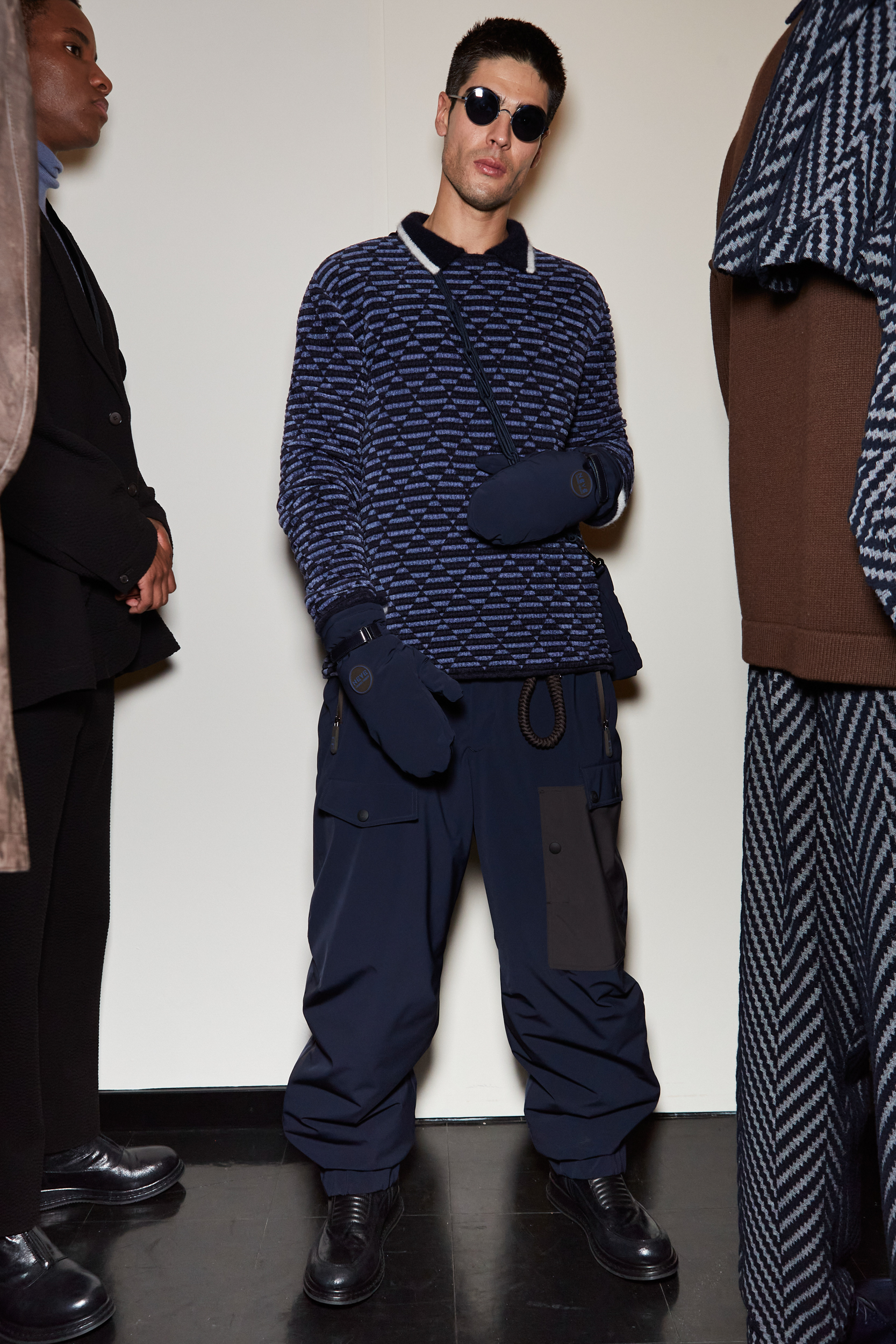 Giorgio Armani Fall 2024 Men’s Fashion Show Backstage