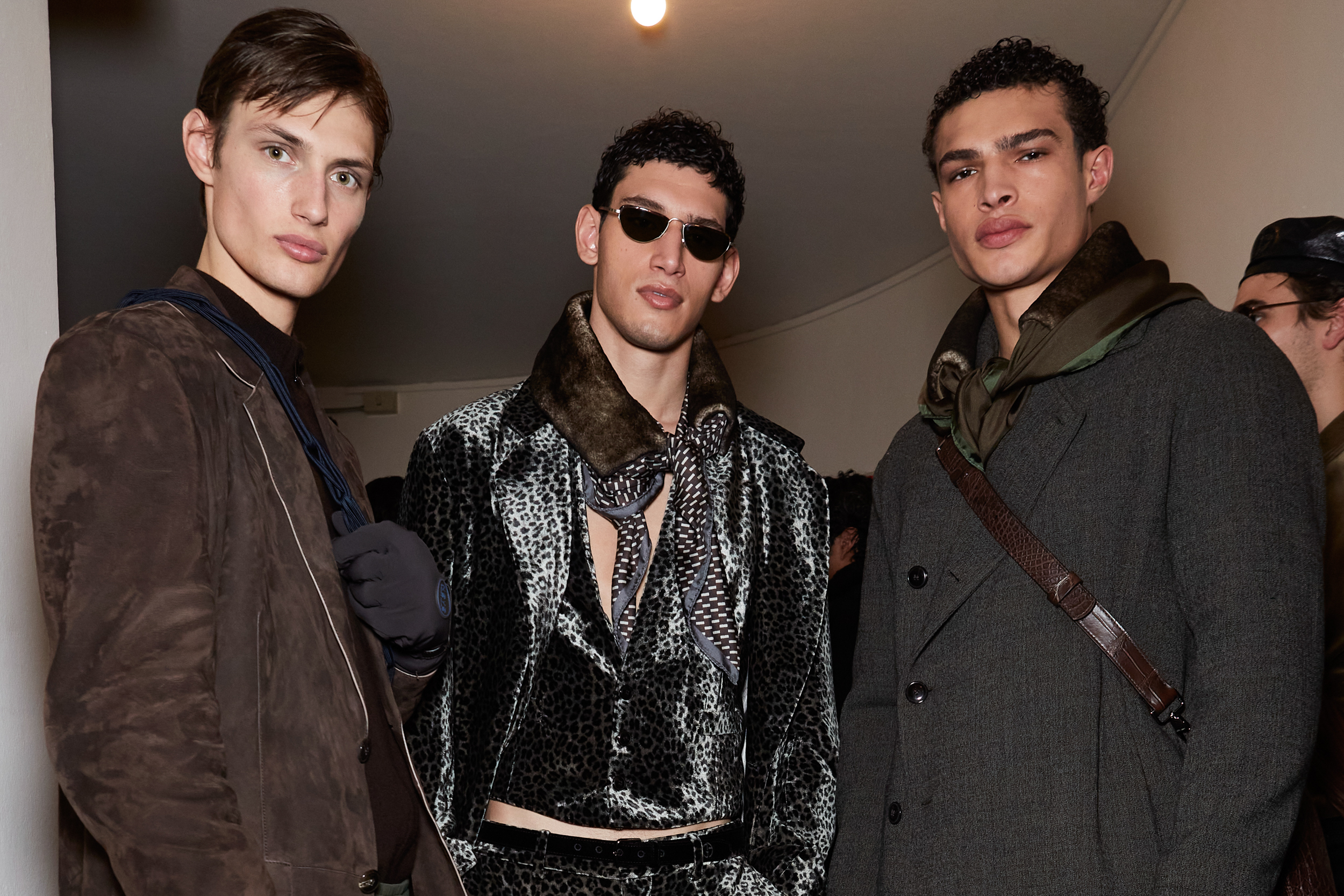 Giorgio Armani Fall 2024 Men’s Fashion Show Backstage