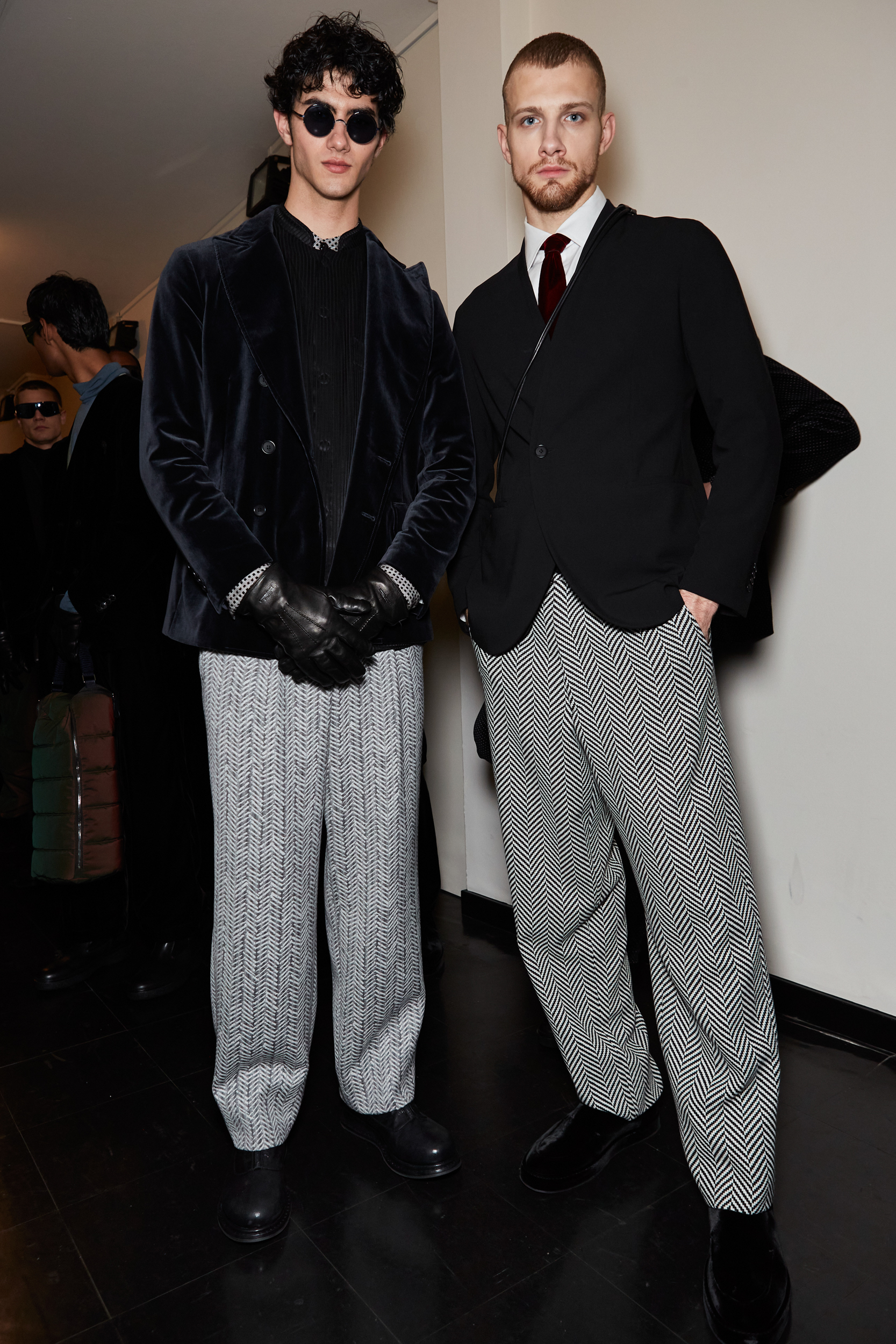 Giorgio Armani Fall 2024 Men’s Fashion Show Backstage