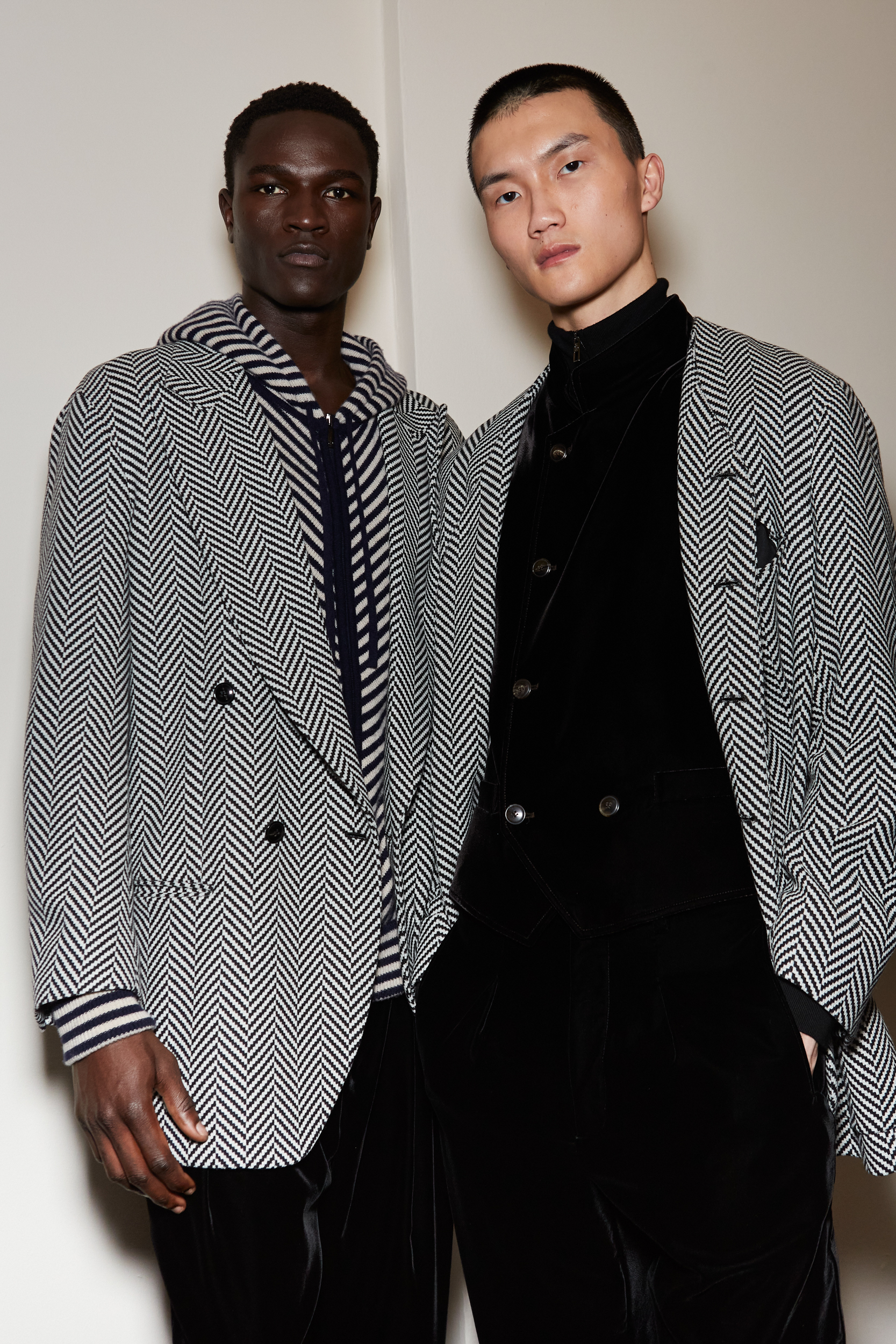 Giorgio Armani Fall 2024 Men’s Fashion Show Backstage